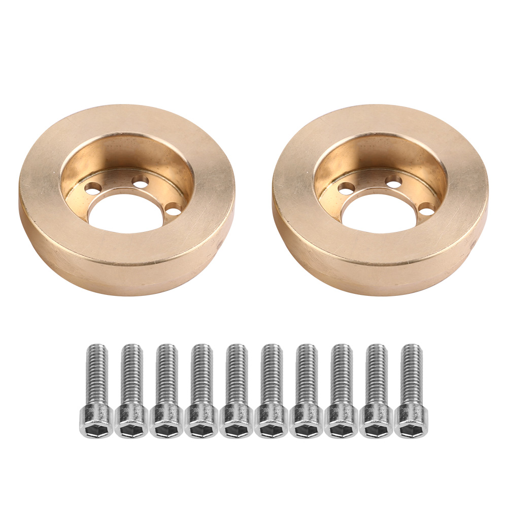Cnc-gefrästes Internes Gegengewicht Aus Messing Für 1,9/2,2-zoll-rc-car-radnaben