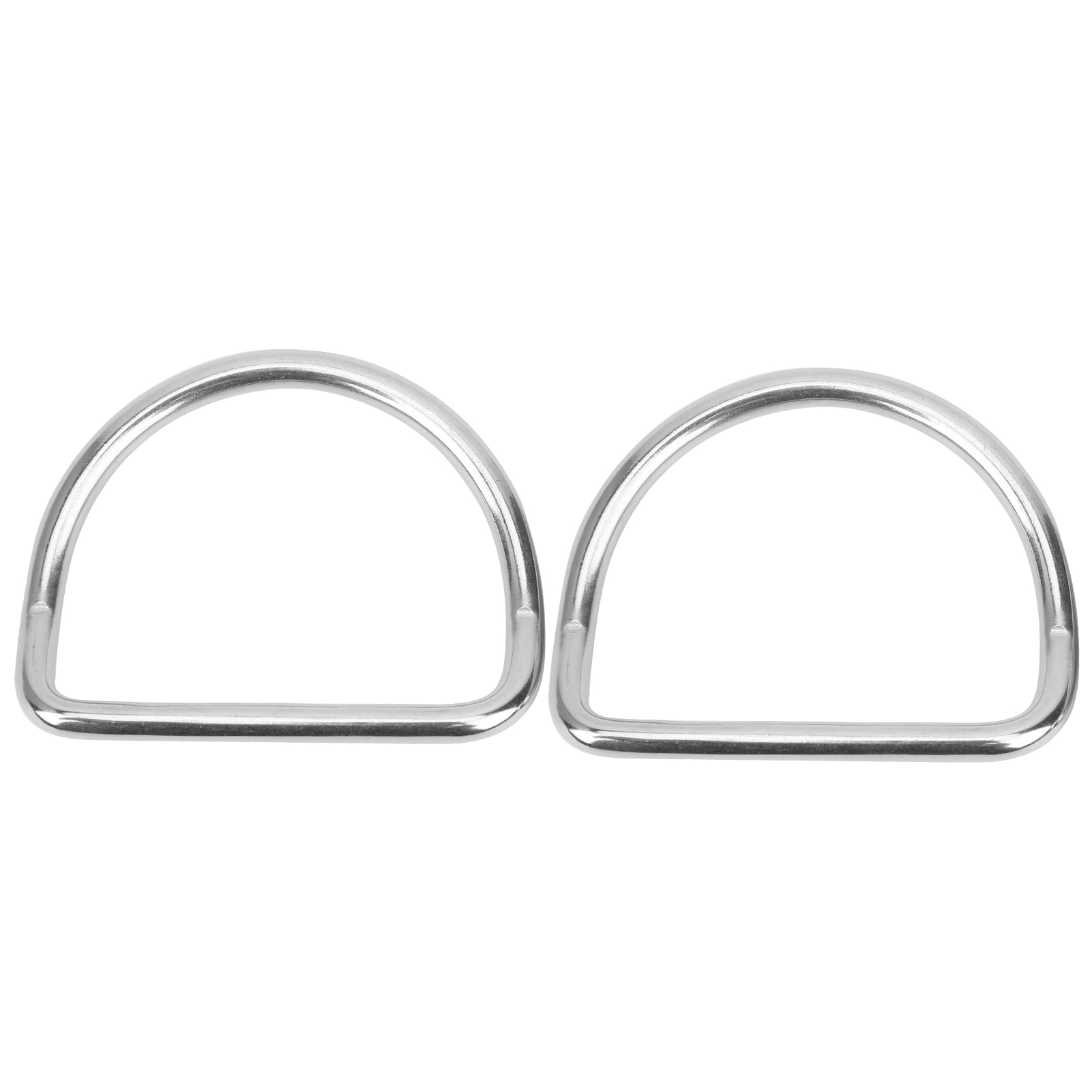 Flache D-ringe Für Tauchgürtelriemen, 5,08 Cm, Edelstahl, Wassersportzubehör