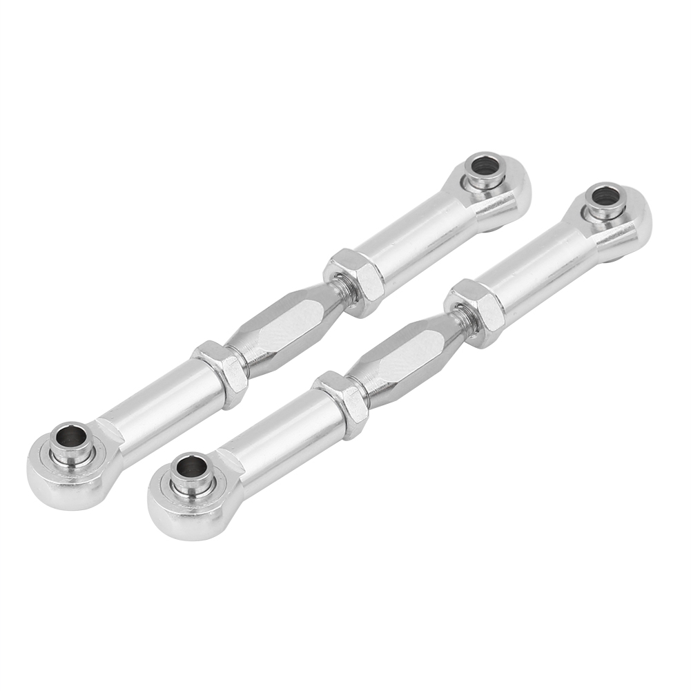 Cnc-gefräste Lenkstange Aus Aluminiumlegierung Für Rc-cars, Ersatzteile Und Upgrades (silber)