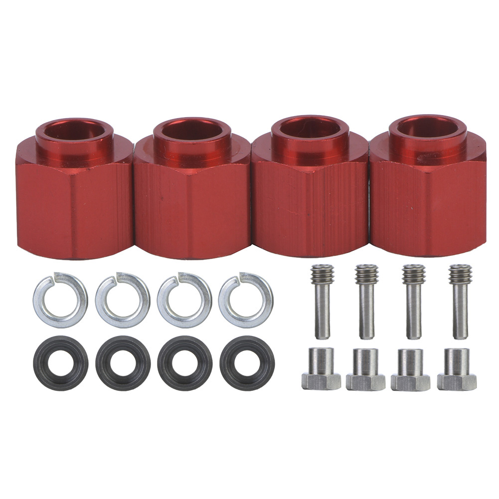Satz Mit 4 Metall-nabendistanzstücken Für Traxxas Trx-4 1/10, Verbreiterter Achsenadapter (9 Mm)