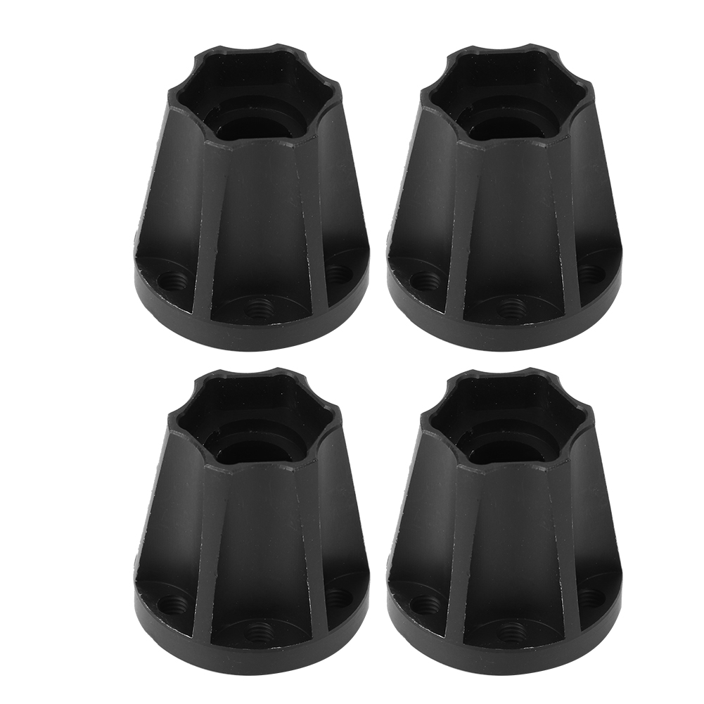 Schwarze Sechskantnaben Für Rc-car-räder, Adapter Für Scx10 1/10, Rc-crawler, 1,9- Und 2,2-zoll-felgen, 23 Mm