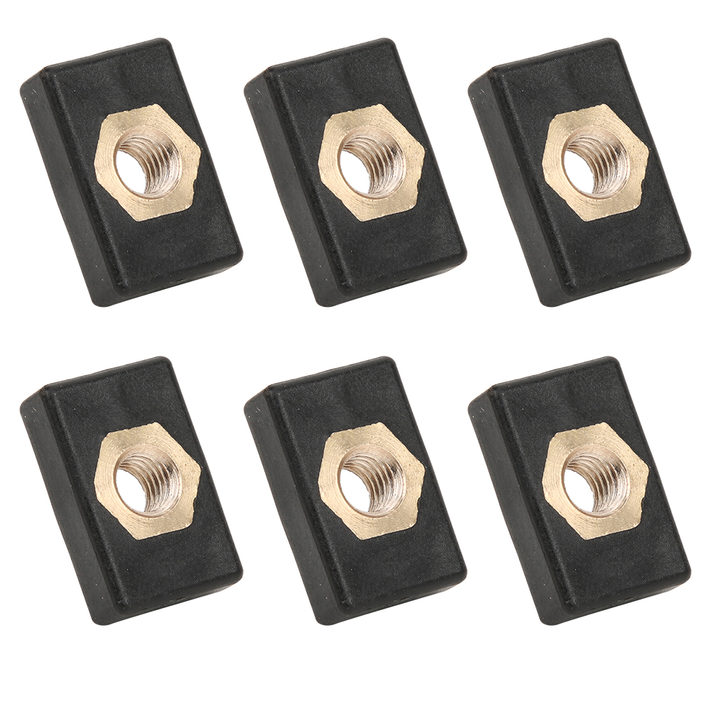 Set Mit 6 Vierkantmuttern Für Kajak- Und Kanu-reling, Bootszubehör