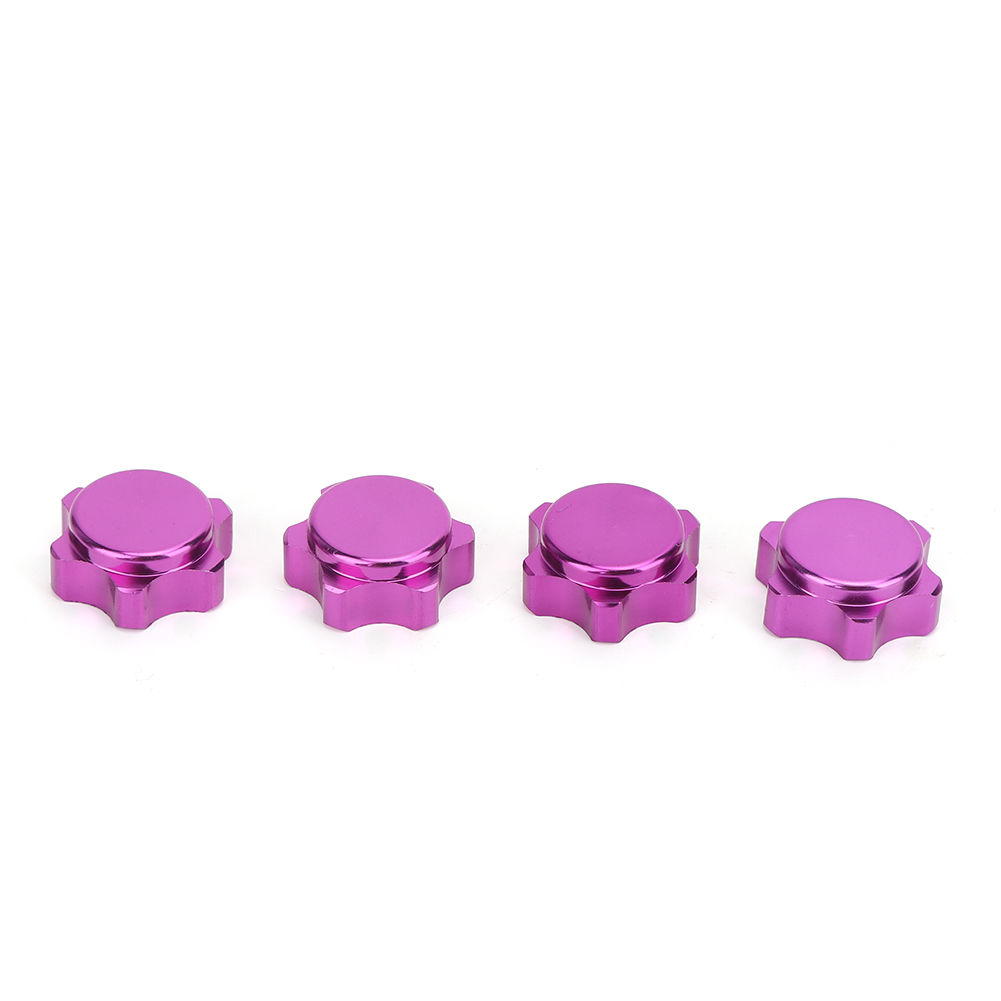 Stück Staubkappen-radmuttern 17 Mm Aluminiumlegierung Für 1/8 Rc-car Hsp 94762 94886 (lila)