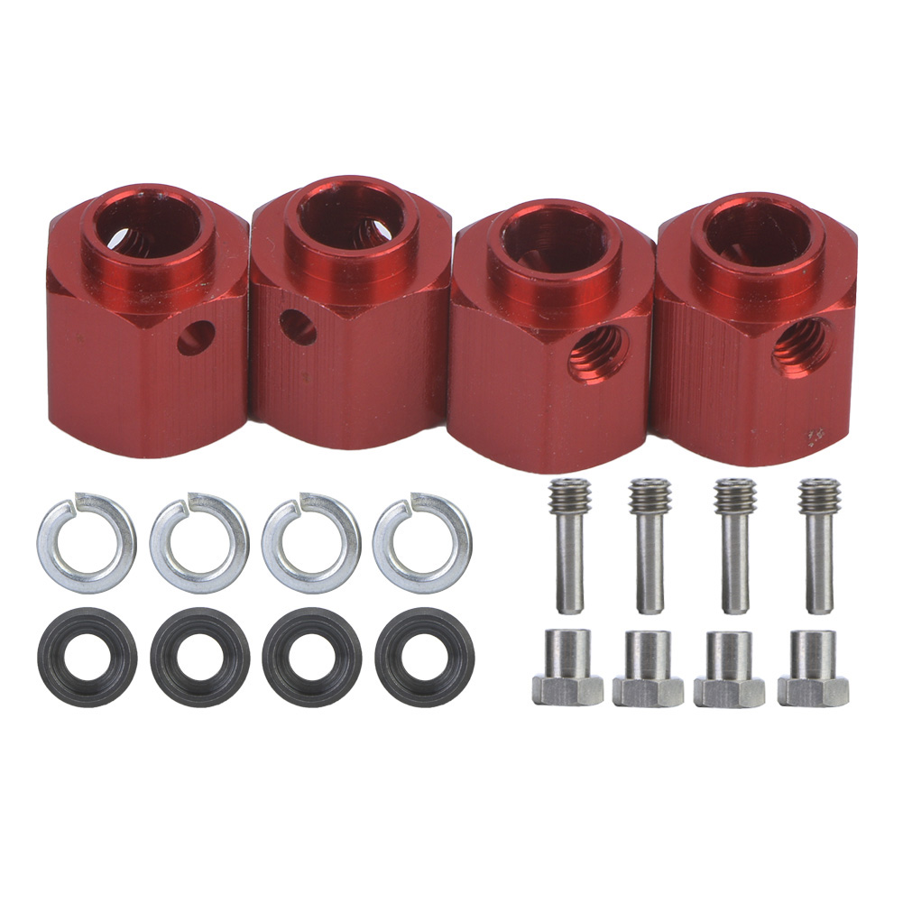 4-teiliges Metall-felgendistanzstück-set Für Traxxas Trx-4, 1/10 Rc-car-verlängerungsset (12 Mm)