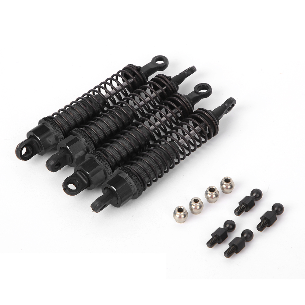 80-mm-stoßdämpfer Vorne Und Hinten Für Rgt 136100 1/10 Rc-car, Schwarzes Zubehör 68126bl