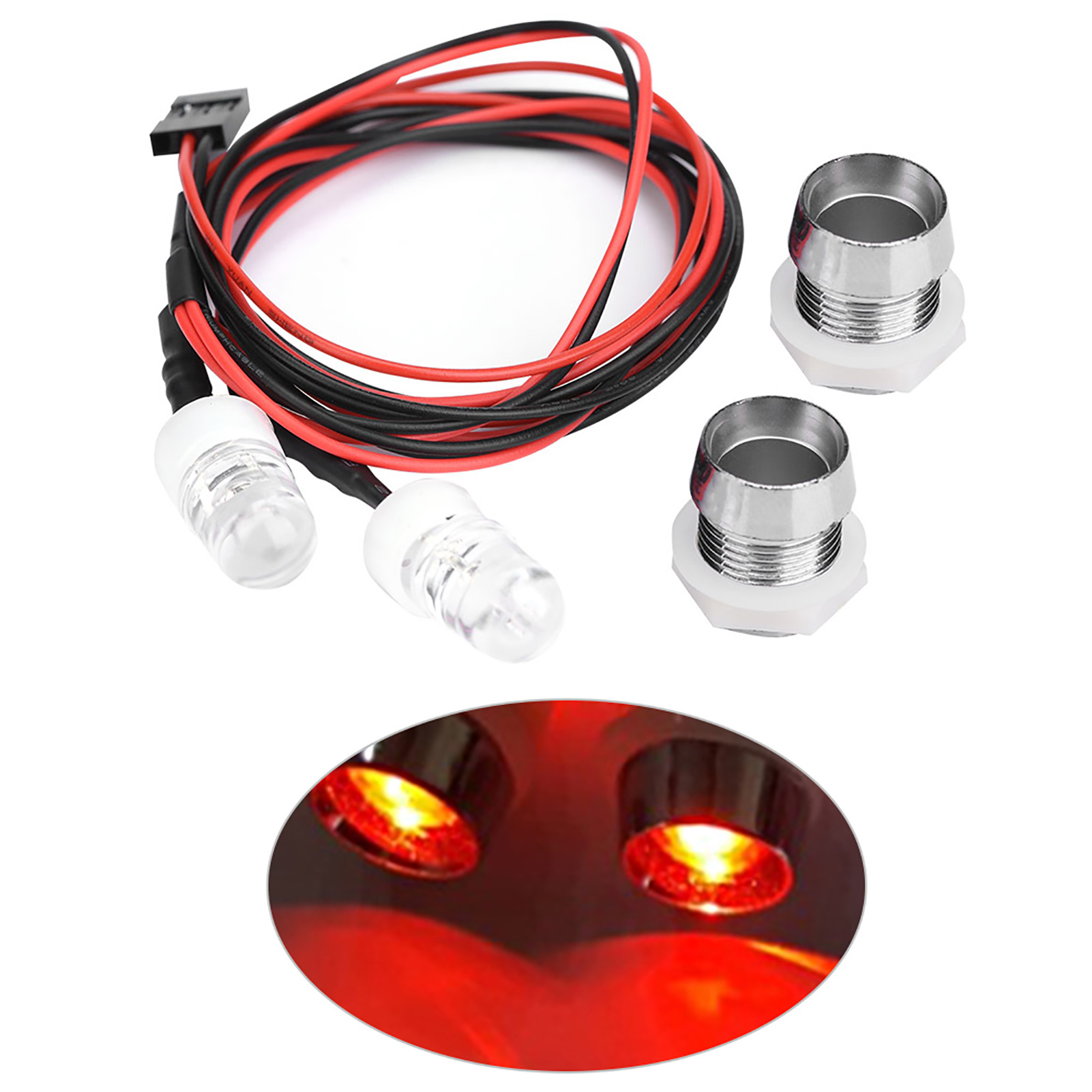 Stück 20mm Leds Für Rc-modellbau, Drift-car-scheinwerfer, Rotlichtzubehör (19)