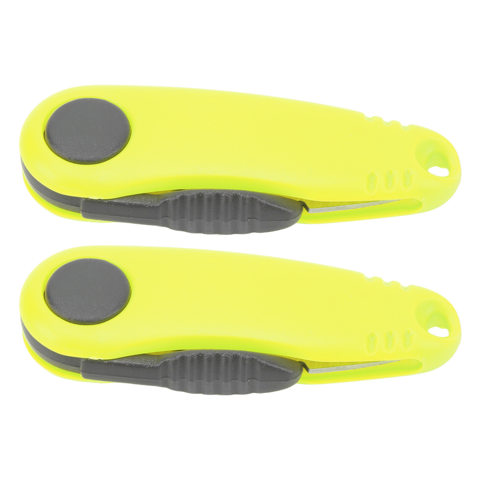 Stück Miniatur-angelscheren In Garnelenform, Tragbare Und Faltbare Outdoor-badmintonscheren, Fluoreszierend Gelber Schnurschneider