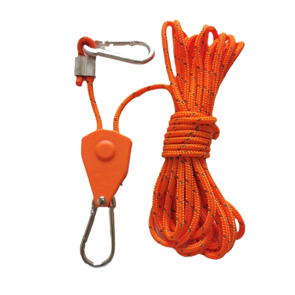 Reflektierendes 4-mm-seilspannset Mit Haken Und Spannsystem – 2 Meter, Ideal Zum Campen, Wandern Und Klettern. Robustes Und Tragbares Seil Für Zelte, Planen Und Unterkünfte. Erhöht Die Sichtbarkeit Be