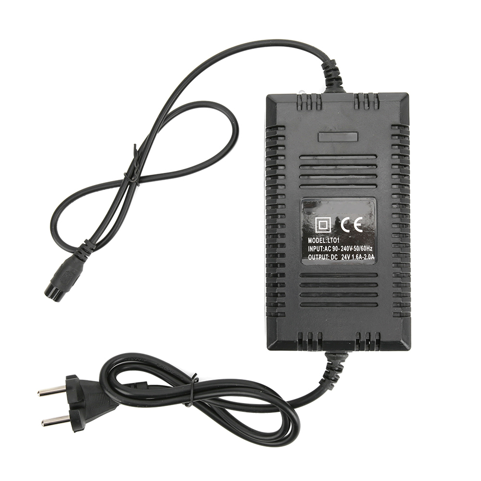 Tragbares 24-v-lithium-akkuladegerät Für E-bikes, Eu-stecker 90–240 V