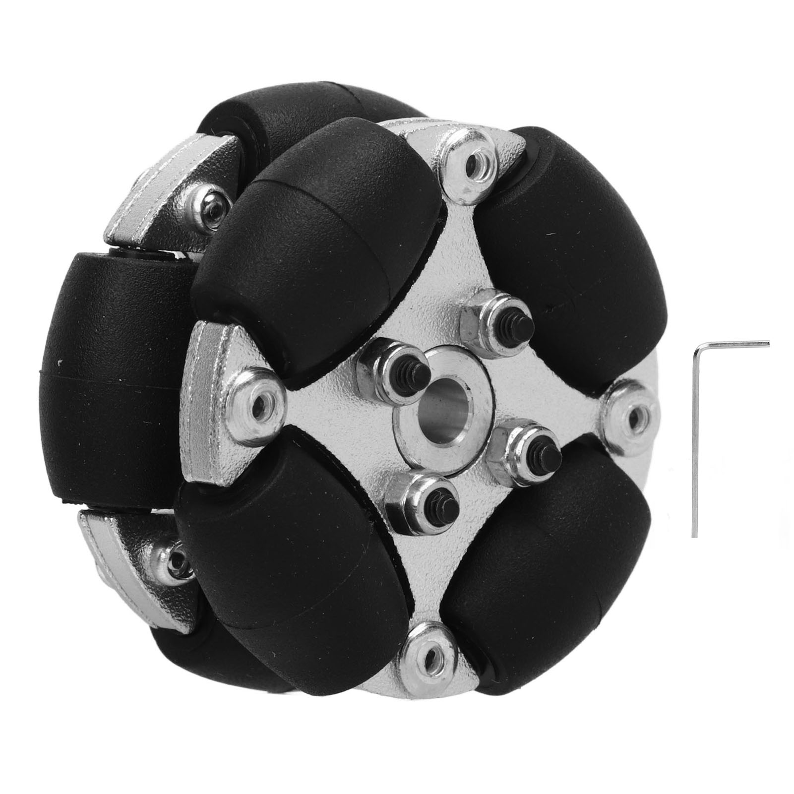 38 Mm (1,5 Zoll) Doppeltes Omnidirektionales Aluminiumrad Mit Metallnaben Für Roboter - Art.-nr. 14166