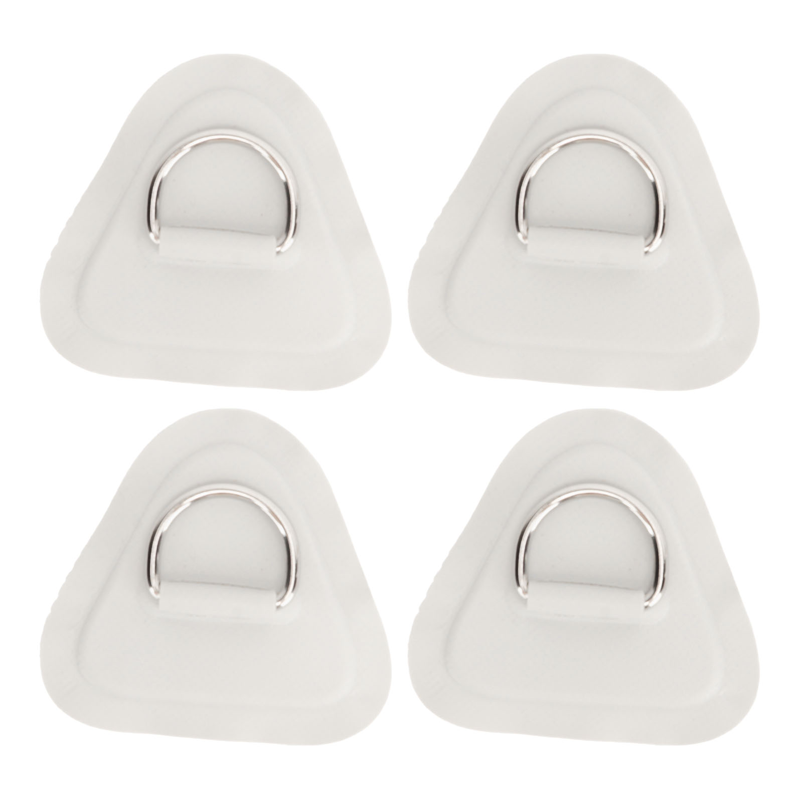 Stück Edelstahl-d-ring-patches Für Schlauchboote, Surfbretter Und Stand-up-paddle-boards – Grau