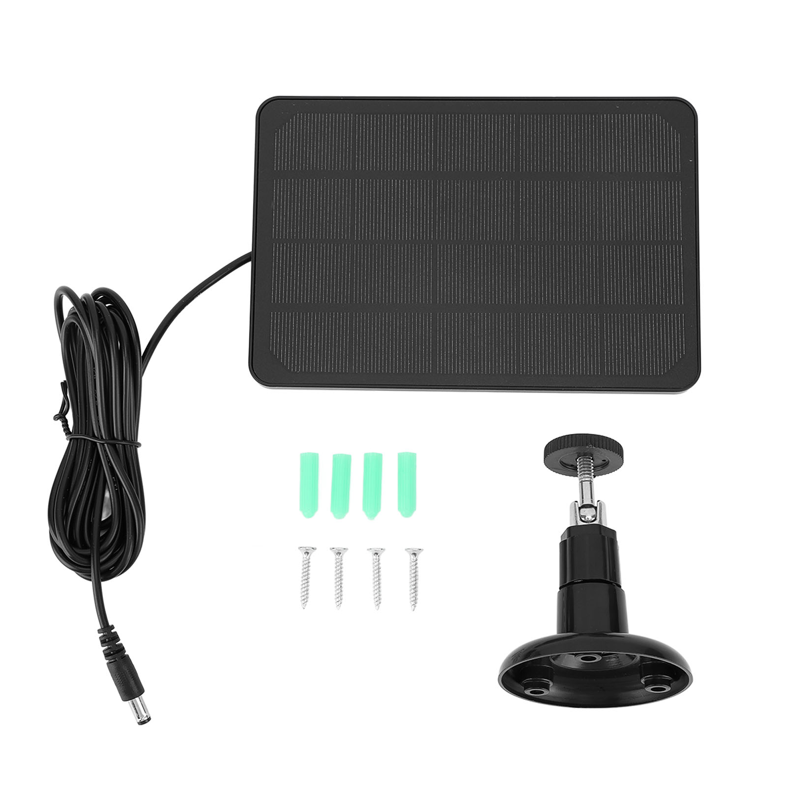 4w 5v Schwarzes Ip65 Wasserdichtes Solarpanel Zur Stromversorgung Von Ventilatoren Und Außenbeleuchtung