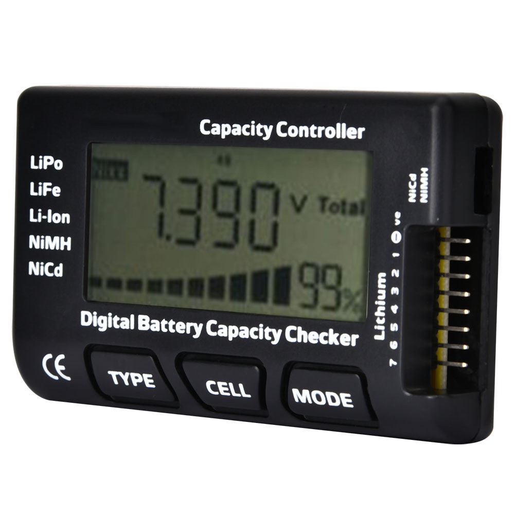 Gtpower Tragbarer Digitaler Kapazitätstester Für 2-7s Lipo-akkus, Rc-controller