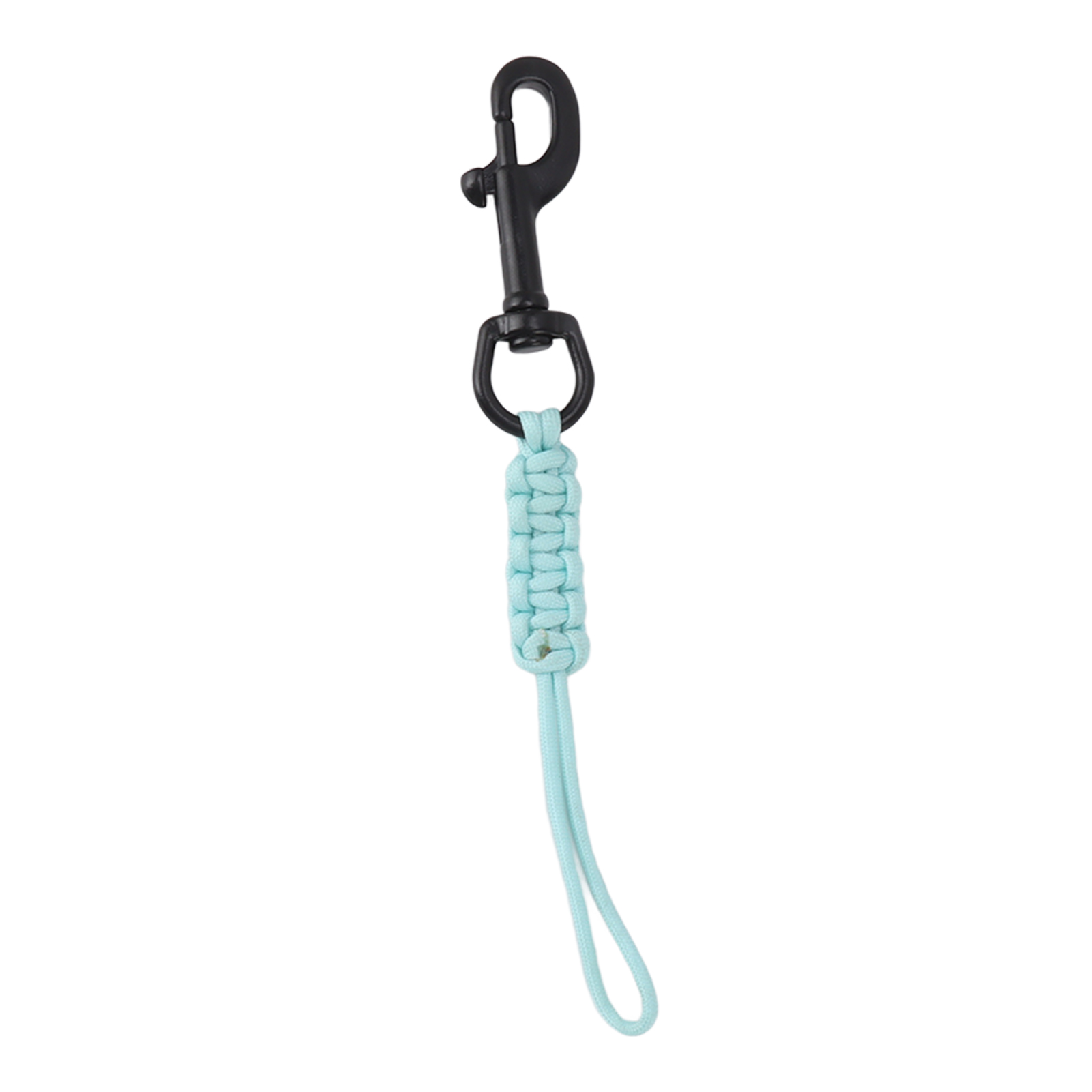 Leuchtendes, Verlustfreies Taucher-fangseil Mit Schnellverschluss Aus Edelstahl 316, Bcd-unterwassersicherheitsausrüstung, Handgewebt, Leuchtend Blau