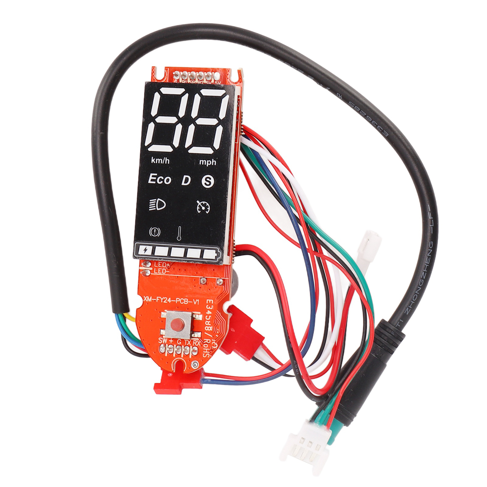 Leiterplatte Für Das Armaturenbrett Eines Elektrorollers Mit Lcd-bildschirm Und Bluetooth-verbindung – Ersatzteil Für Outdoor-fahrgeräte