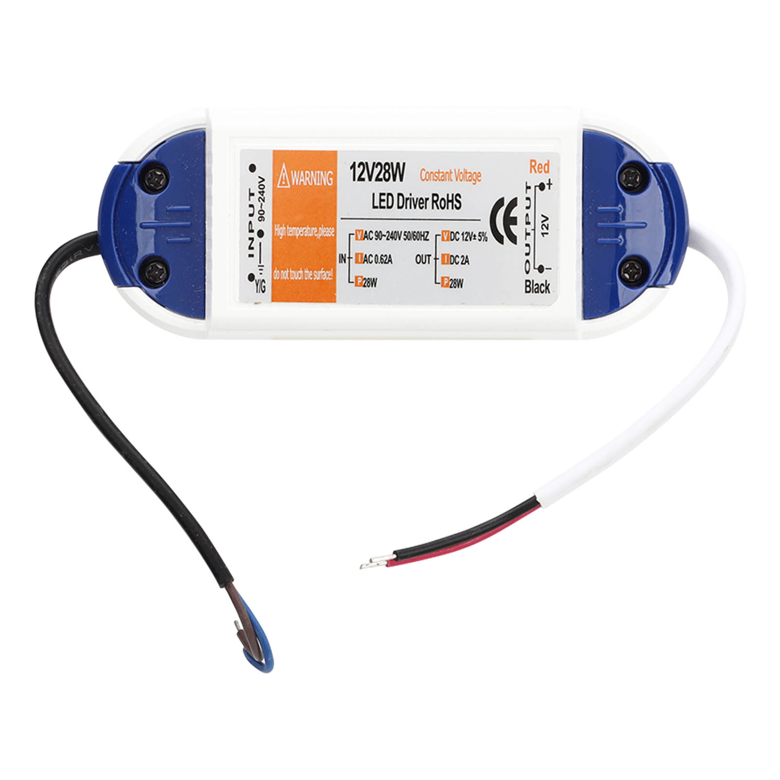 0,62a Ac90-240v Auf Dc12v Led-netzteil-transformator-adapter-treiber Für Heimbeleuchtung 28w