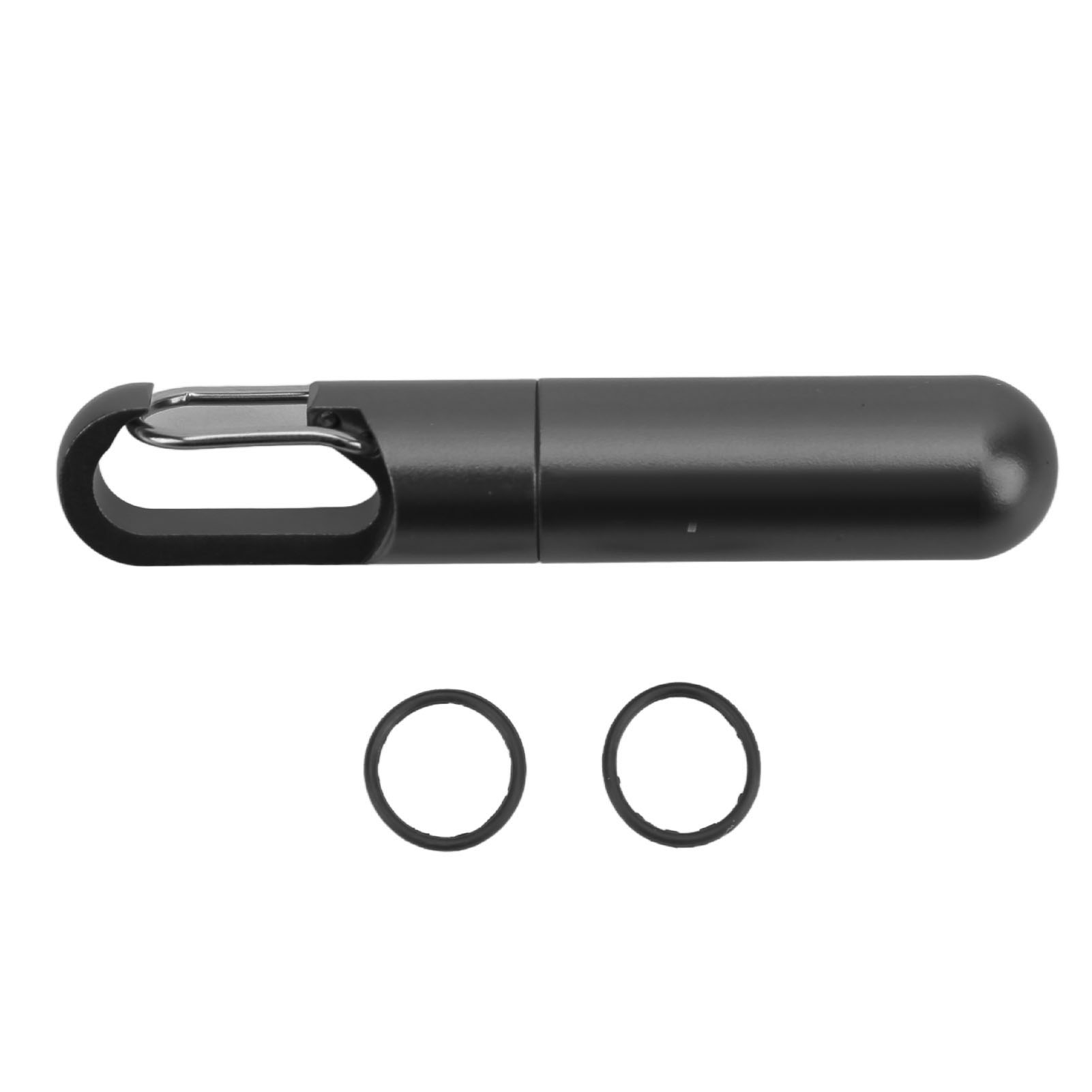 Mini-multifunktions-taschenmesser Mit Gürtelclip – Dosenöffner Und Papierschneider Aus Schwarzer Aluminiumlegierung Und Edelstahl