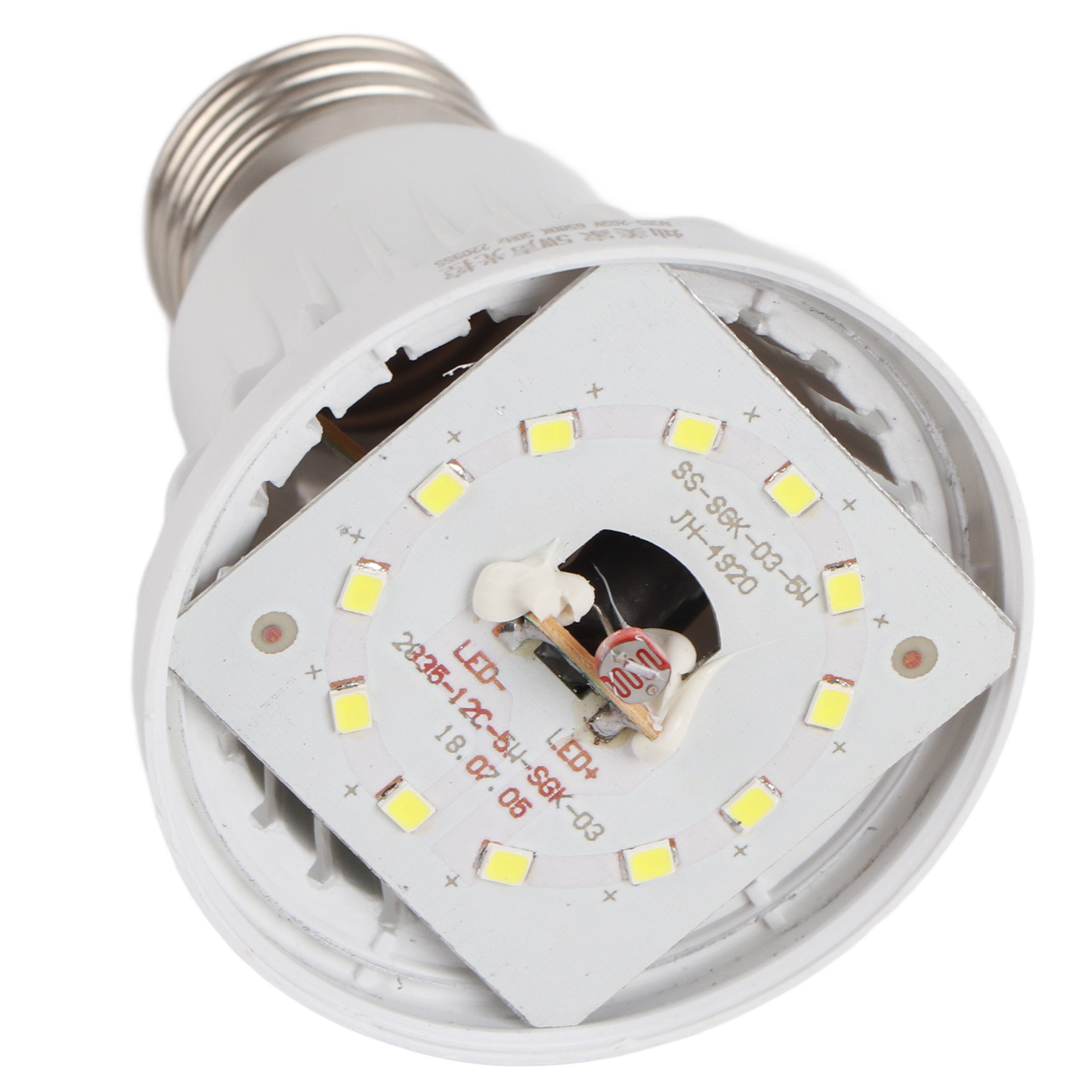 E27 Smart-glühbirne Mit Geräuschsensor – Automatisches Ein-/ausschalten, Sprachgesteuerte Led-lampe, 220 V