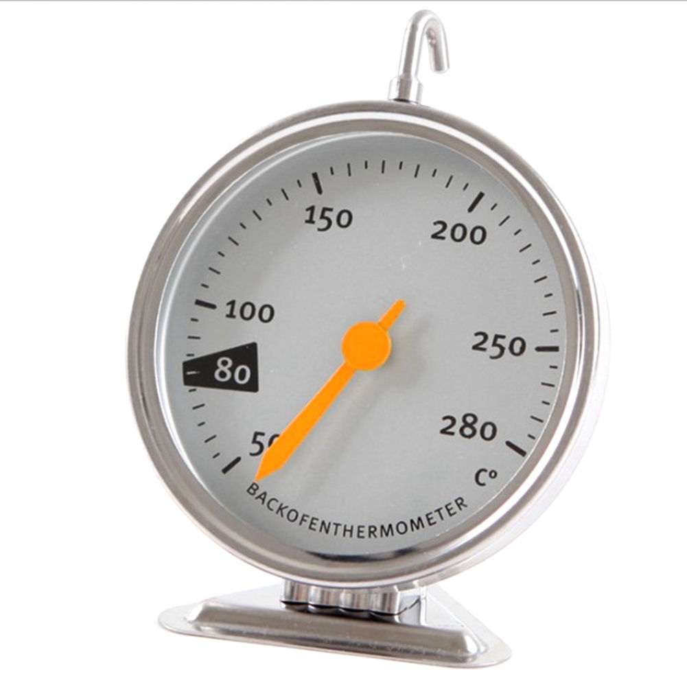 Ofenthermometer Aus Edelstahl, Standthermometer Mit Drehknopf Für Küche Und Backen, 50-280 °c