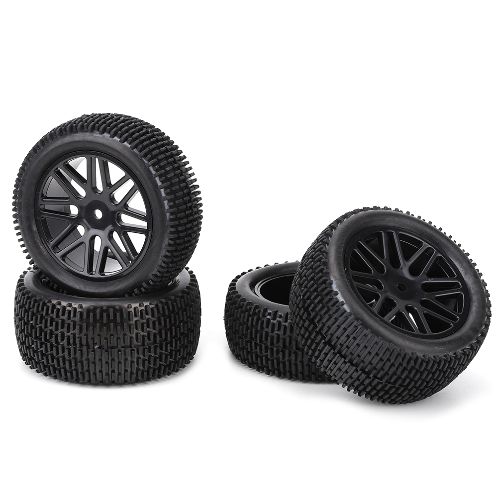 4-teiliges 85-mm-rad-reifen-universalzubehör Für 1/10 Rc-modellautos, Schwarz