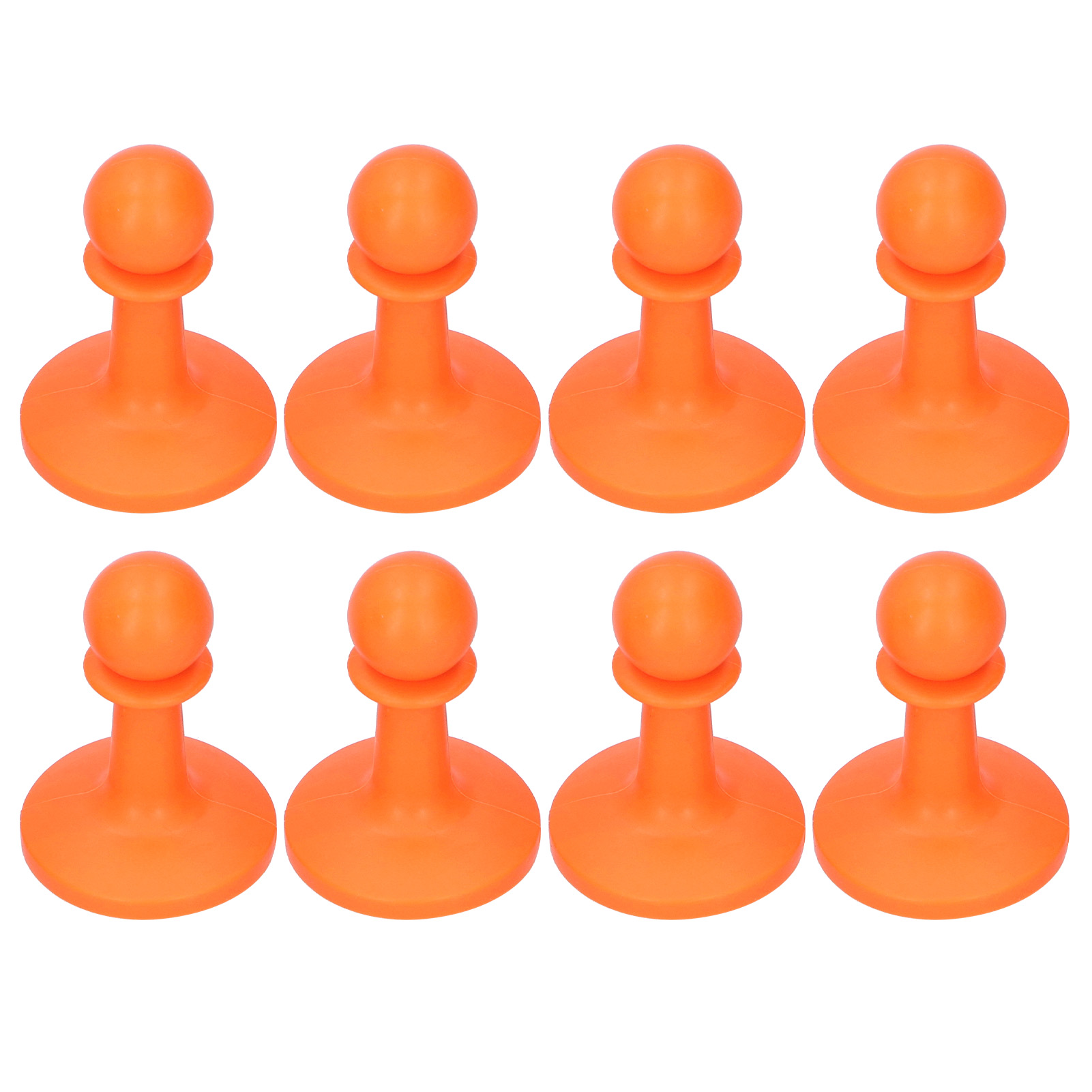 8-teiliges Blitzschutzkappen-set Für Zeltstangen, Camping- Und Wanderzubehör (orange)