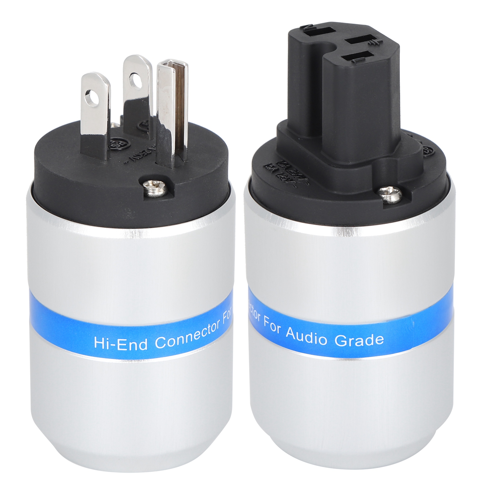 Monosaudio 2 Rhodinierte 100-250v Audio-strombuchsen Aus Reinem Kupfer Für Verstärker