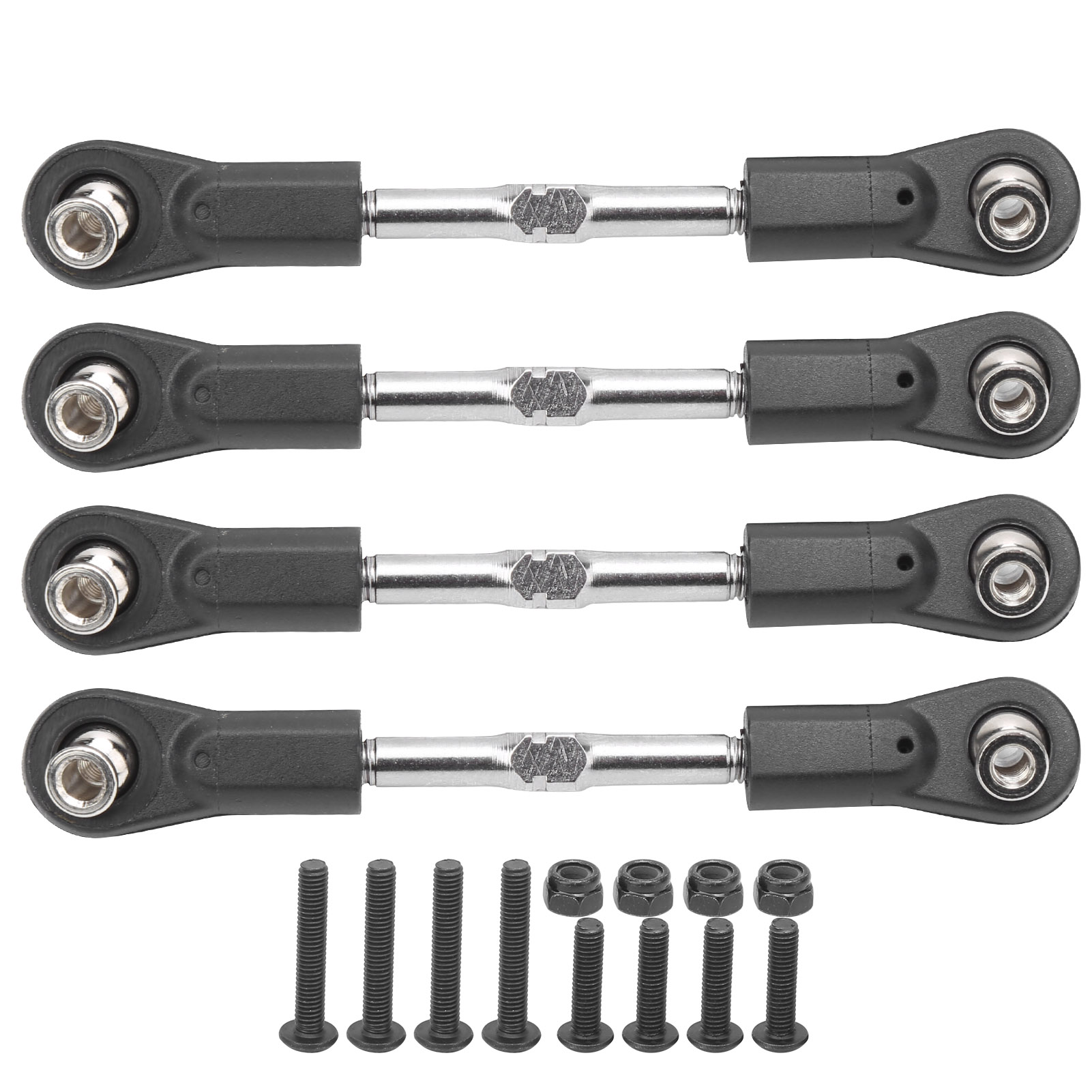 Stück Verstellbare Lenkstangen 77-87 Mm M4 Für 1/8 Rc-car-servo
