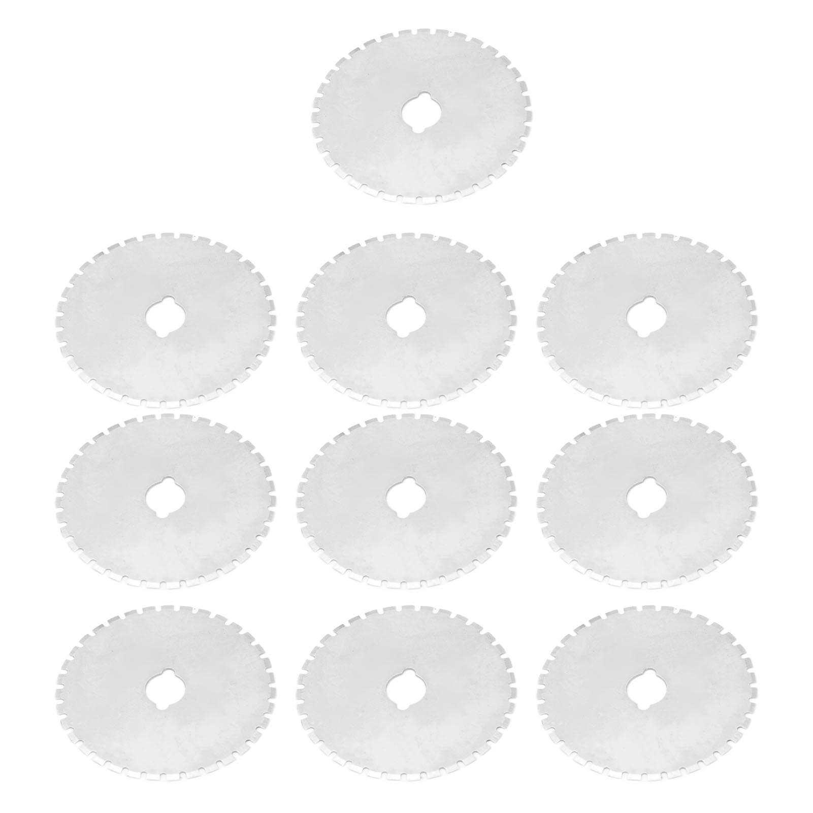 10 Scharfe Rotationsschneidklingen Aus Edelstahl Zum Schneiden Von Stoff, Leder Und Patchwork.