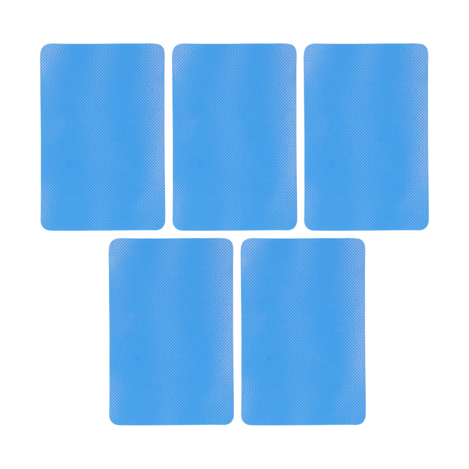 5-teiliges Set Wasserdichter Pvc-reparaturflicken Für Schlauchboote, Auslaufsicher, Ideal Für Kajaks Und Bootsreparaturausrüstung, Blau