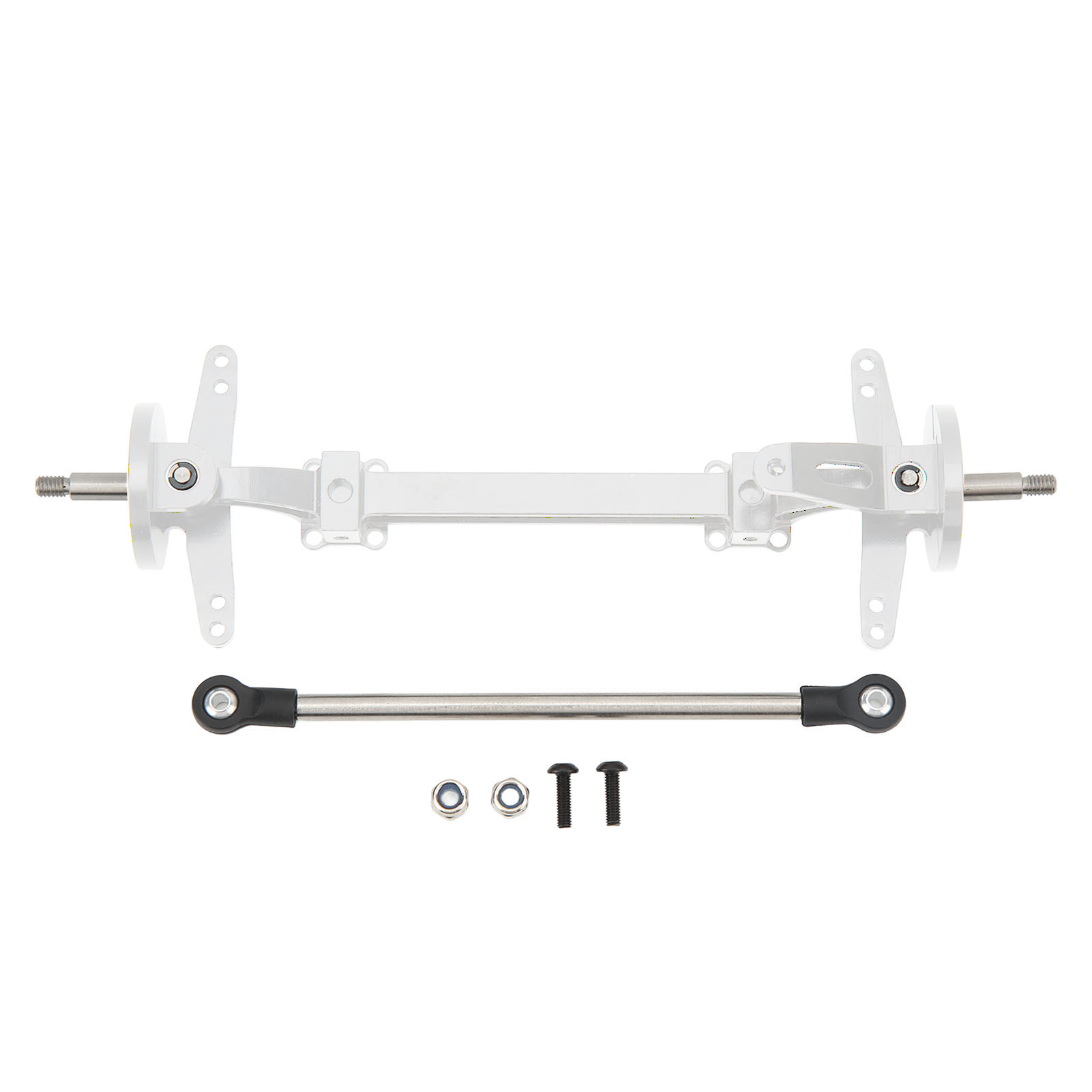 Spurstangensatz Für Die Vorderachse Aus Aluminiumlegierung Und Stahl Für Tamiya 1/14 Rc-cars, Lenkachse, Chassis-teile, Silber