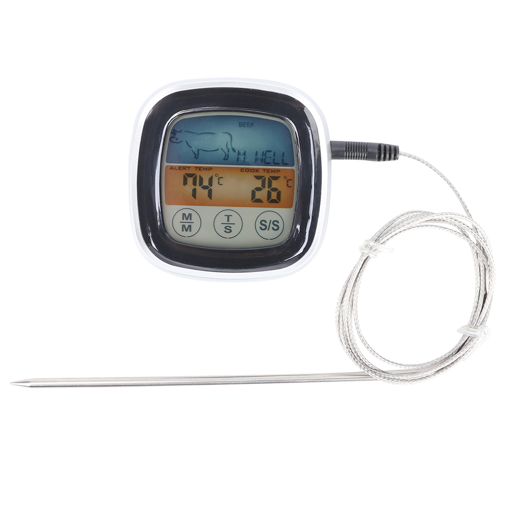 Elektronisches Digitales Touchscreen-thermometer Für Grill, Backofen Und Kochgeschirr.
