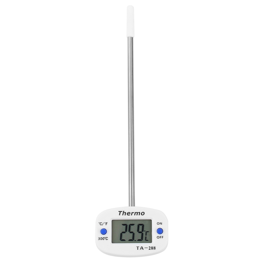 Lcd-kochthermometer Für Lebensmittel, Sonde Für Grill Und Milch