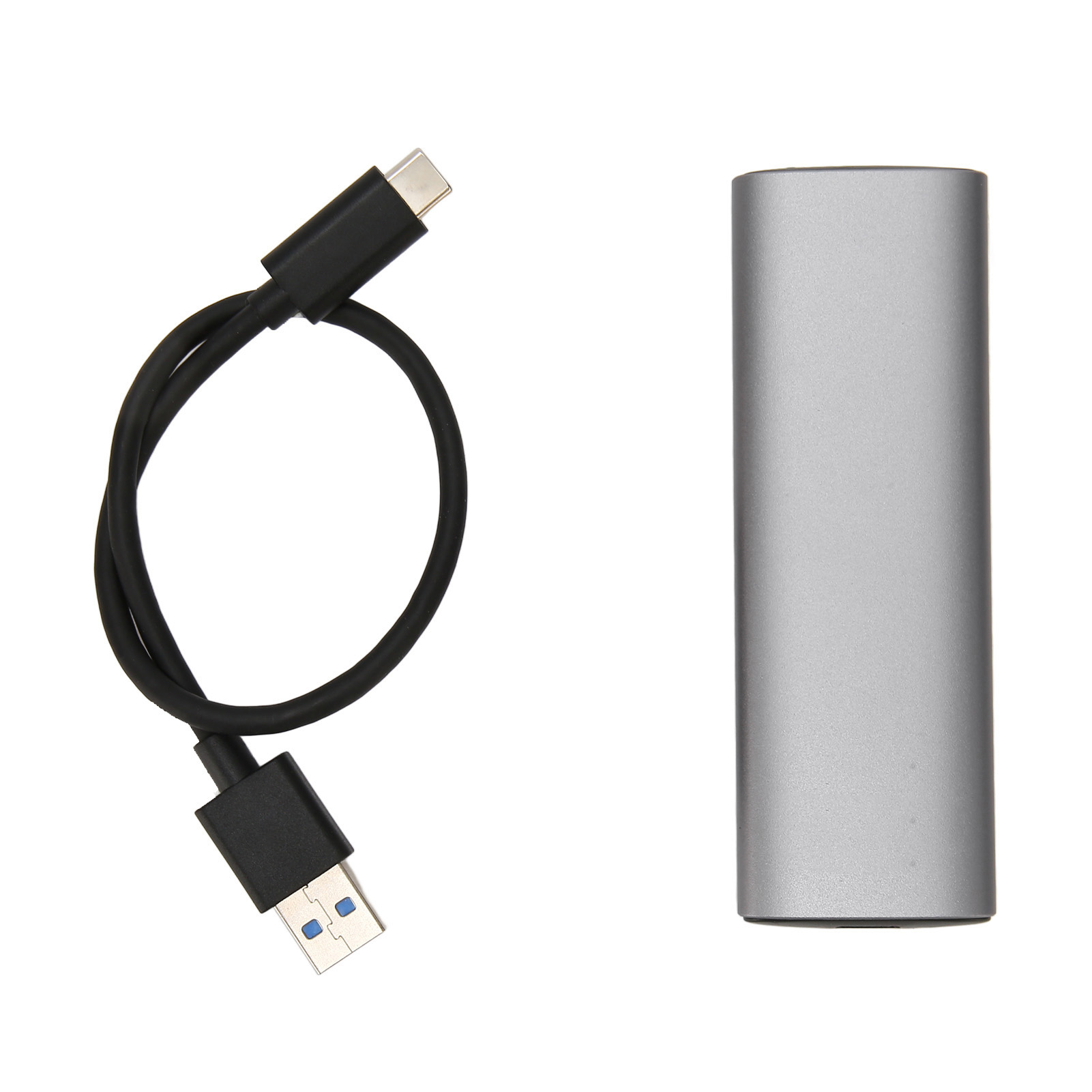 Externes M.2 Nvme/sata-gehäuse Mit Usb 3.2 Gen 2 (10 Gbit/s), Kompatibel Mit Ssds Der Größen 2230 Bis 2280, Graues Aluminium