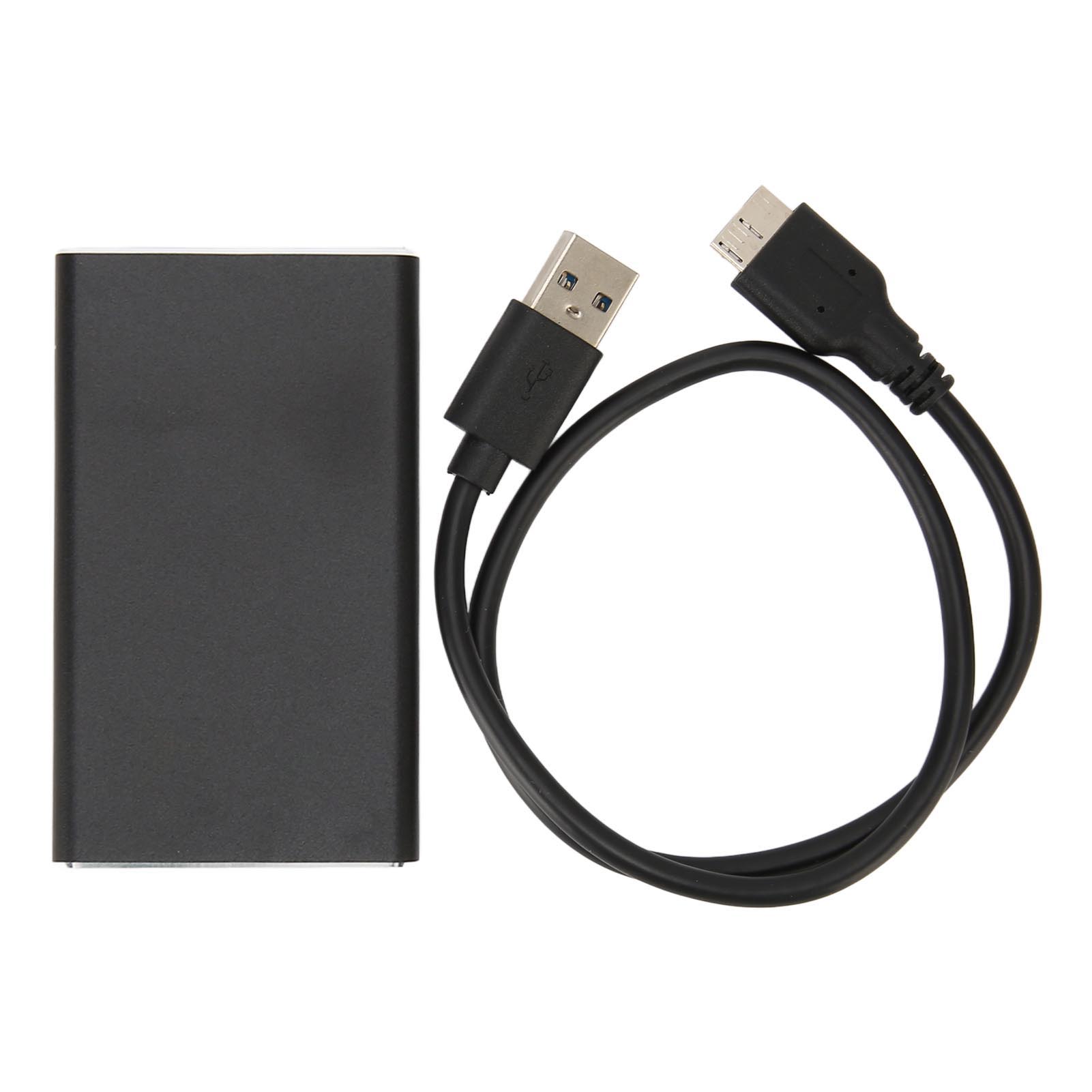 Usb 3.0 Zu Msata 6 Gbit/s Gehäuse, Uasp-unterstützung, Aluminiumlegierung Für 30x25 Mm Und 30x50 Mm Msata Ssds