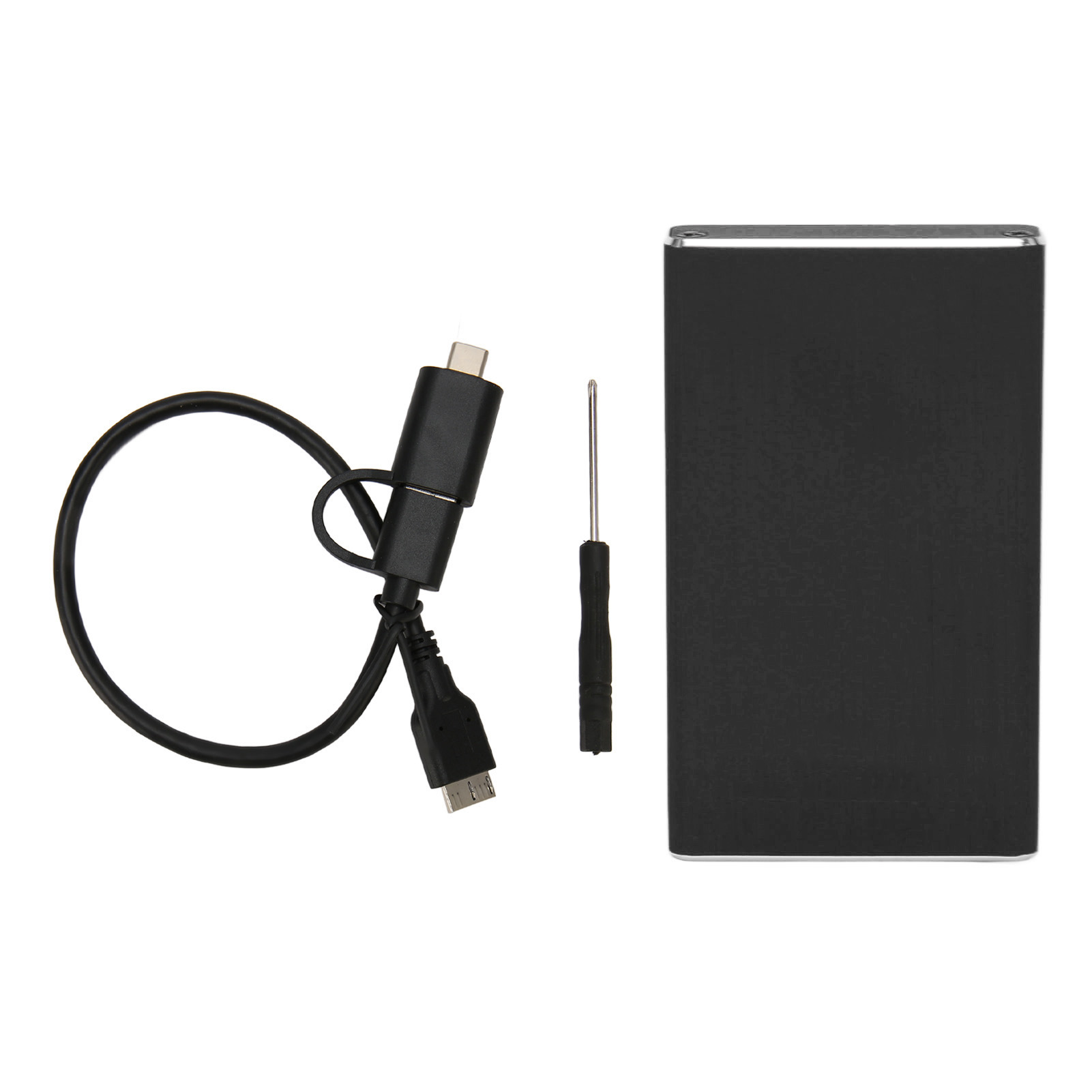 Msata-zu-usb-3.0-6-gbit/s-uasp-plug-and-play-gehäuse Mit Led Für Ssd – Schwarz