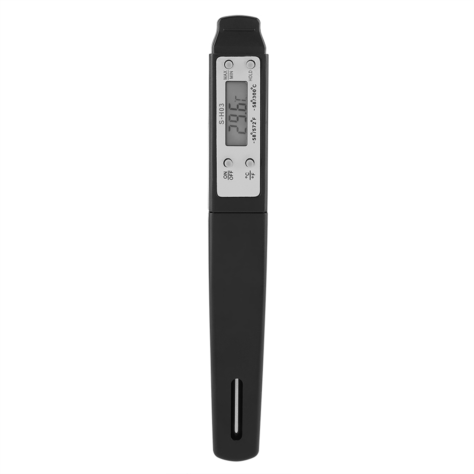 Digitales Sofortthermometer Für Küche, Grill Und Fleisch – Schwarze Sonde