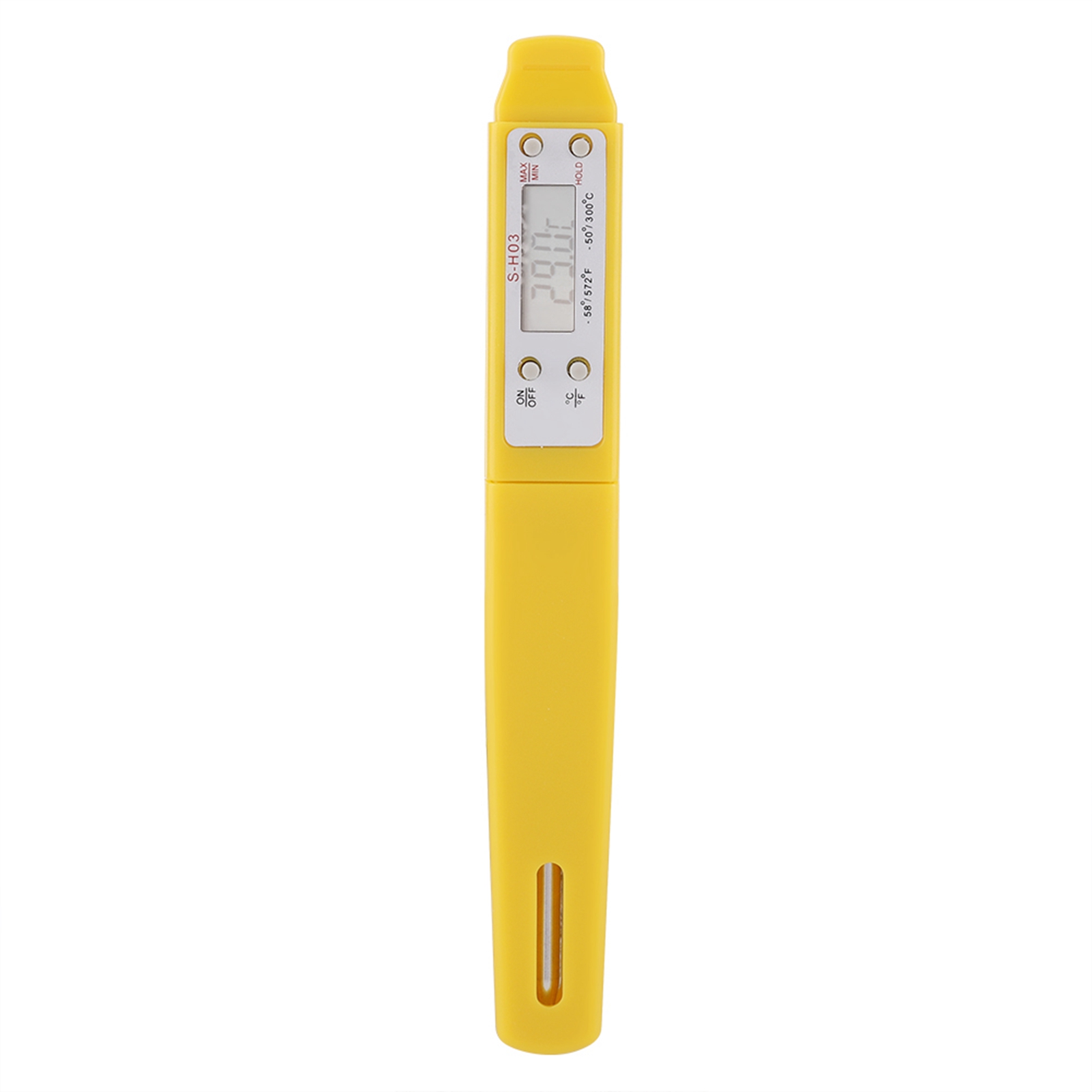 Sofortiges Digitales Thermometer Für Küche, Grill Und Fleisch – Schnell Ablesbar (gelb)