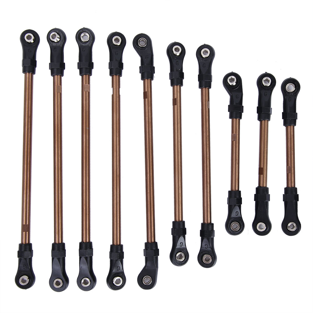 10 Stück 324 Mm Edelstahl-verbindungsstangen Für Traxxas Trx4 Offroad-rc-auto
