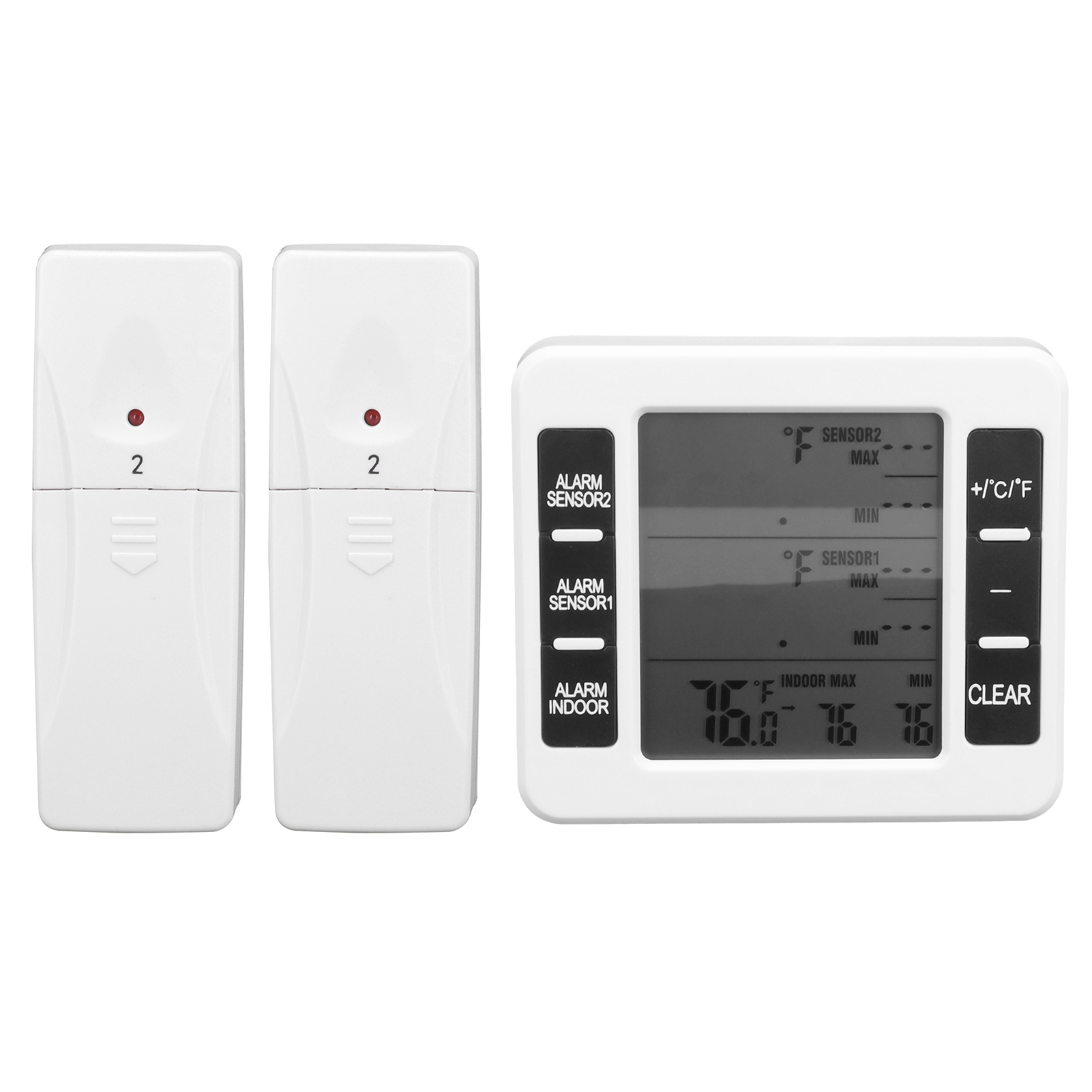 Kabelloses Küchenthermometer Mit Alarmfunktion – Temperatursensor Für Kühlschrank Und Gefrierschrank