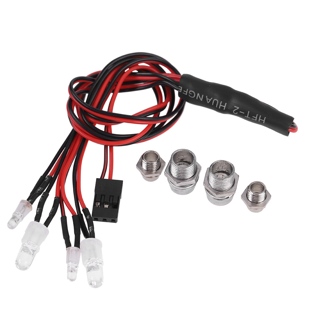 Led-beleuchtungsset Für Vorder- Und Rückseite Von Rc-cars, 4 Leds, Modellbauzubehör