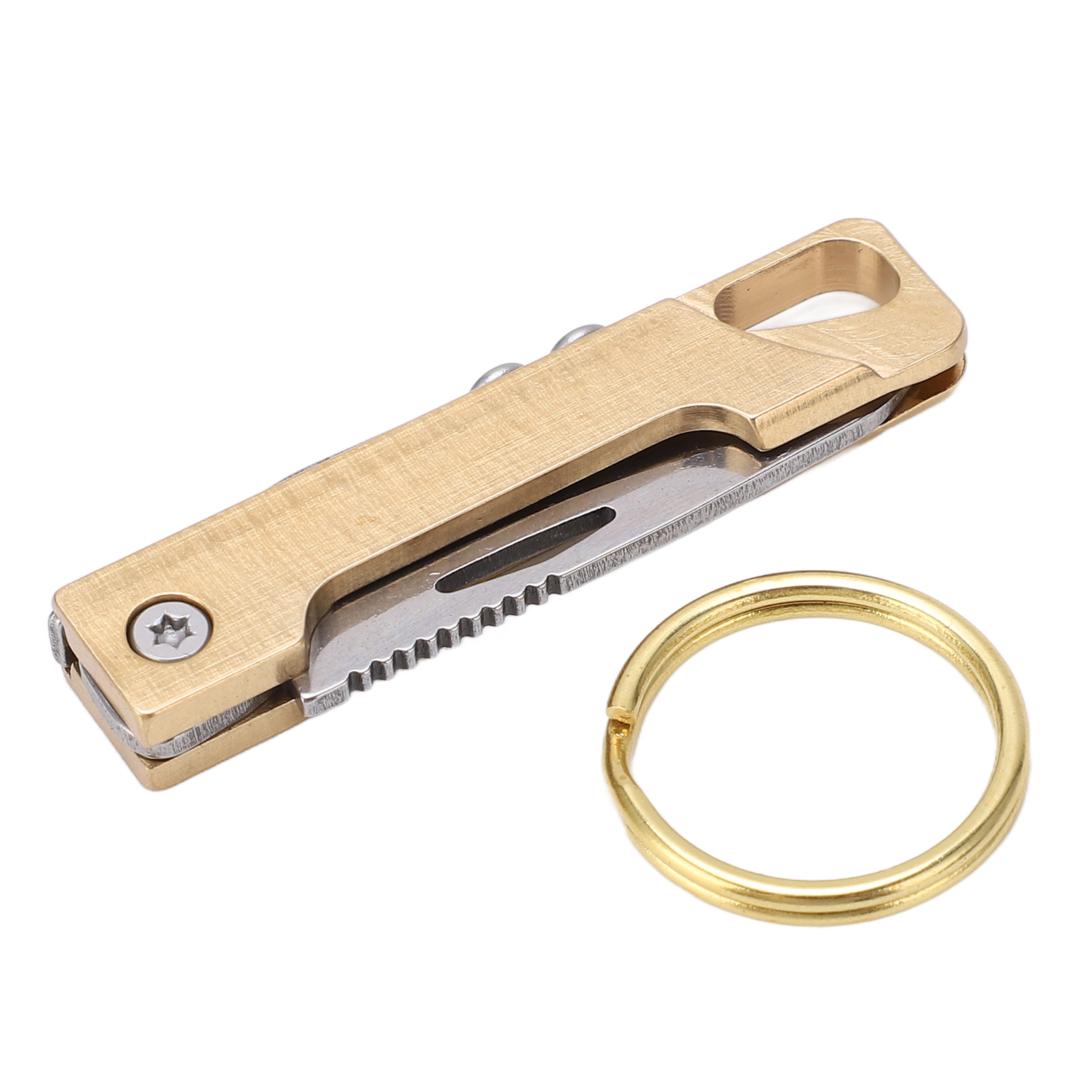 Mini-taschenmesser Mit Klappmechanismus Und Multifunktionsfunktion – Dosenöffner, Anhängermesser Für Outdoor-camping
