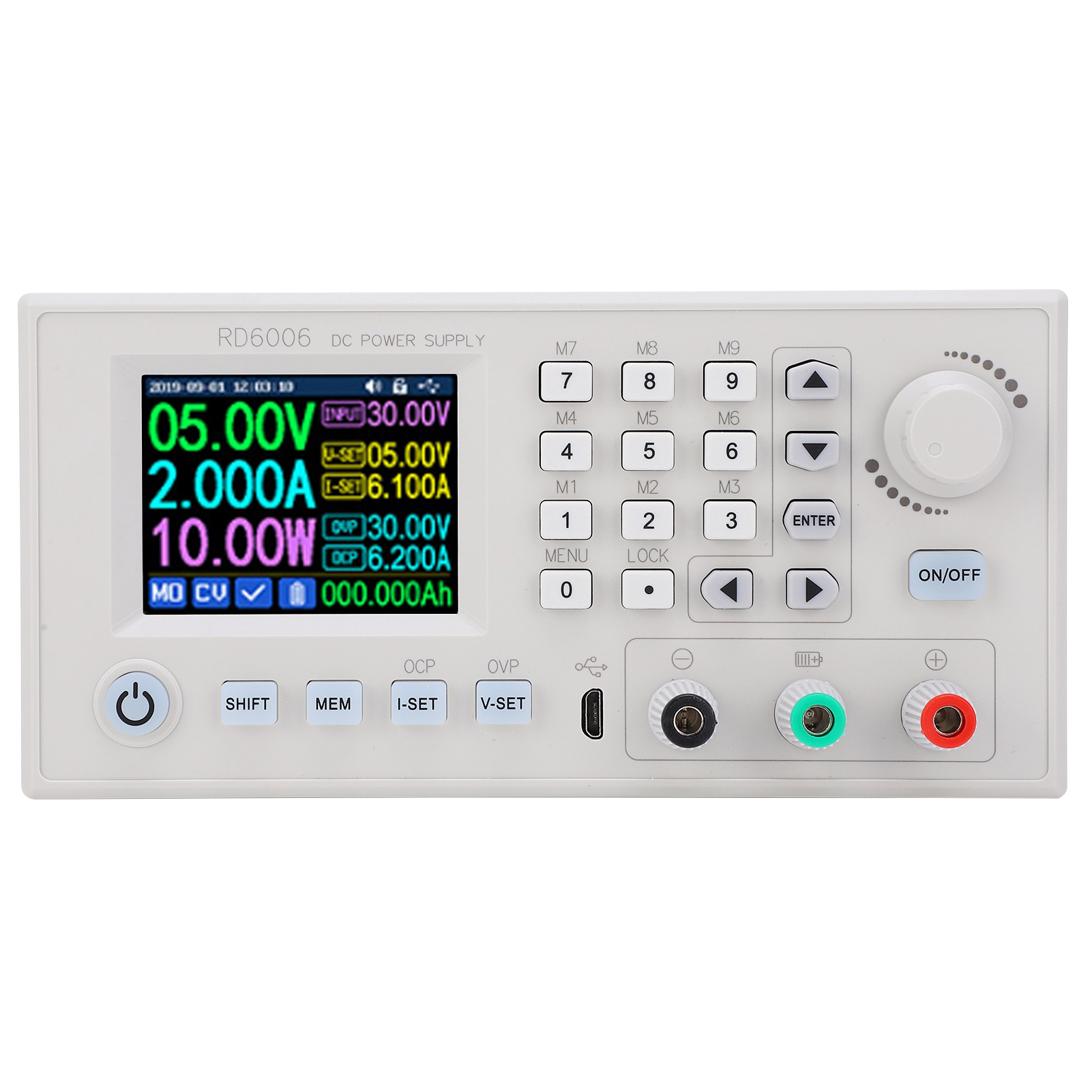 Rd6006-w Einstellbares Schaltnetzteil, 2,4"-lcd-bildschirm, 6–70 V Bis 0–60 V, Integriertes Wlan-modul
