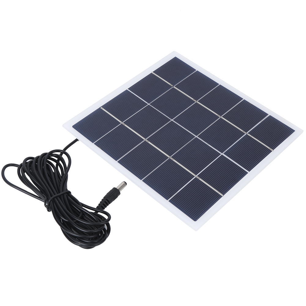 Tragbares 4w 5v Polykristallines Solarpanel Mit Dc-schnittstelle Zum Laden Von 3,7v-batterien Und Zur Gartenbeleuchtung
