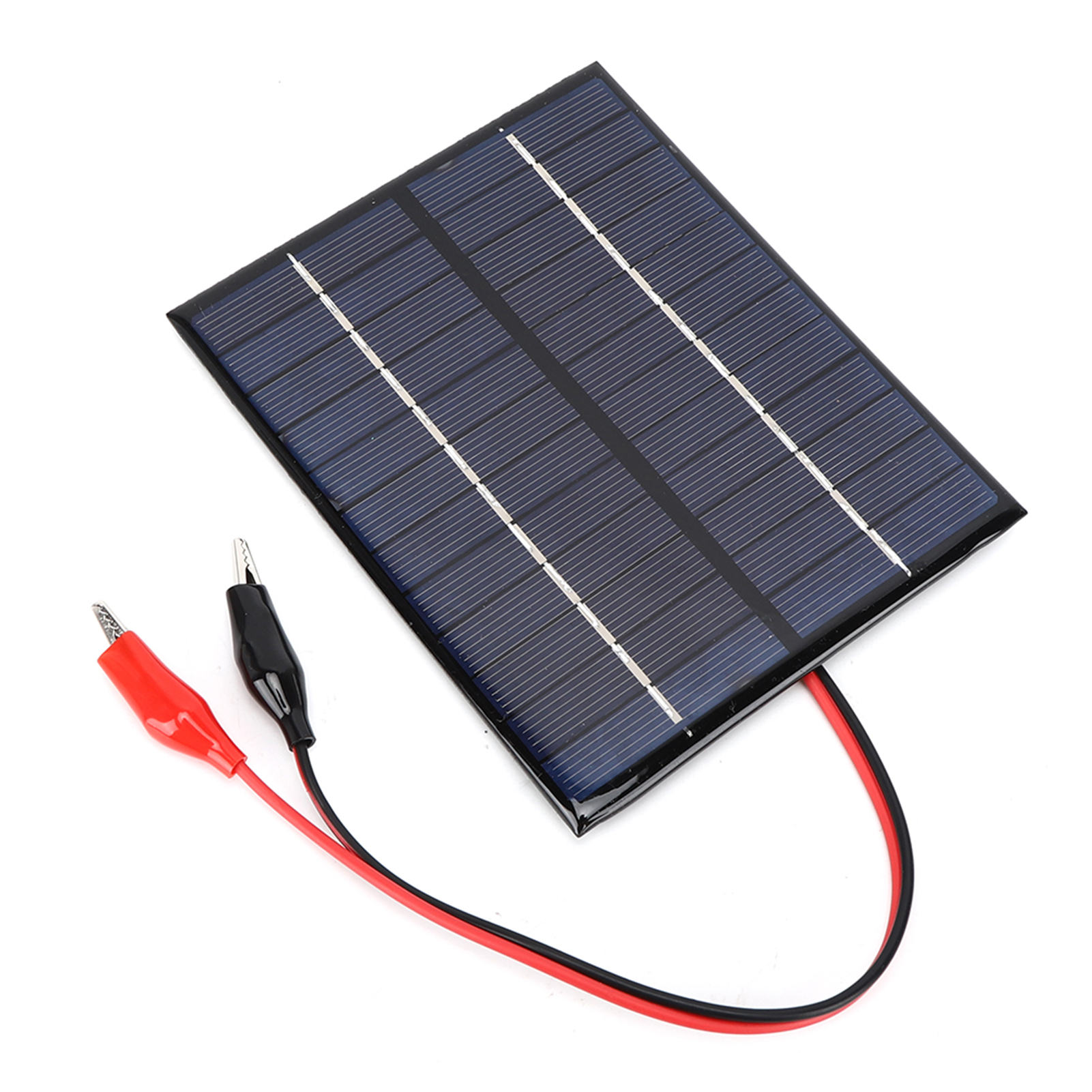 2w 12v Polykristallines Tragbares Solarpanel Mit Klemme Für Diy-ladegeräte Im Freien