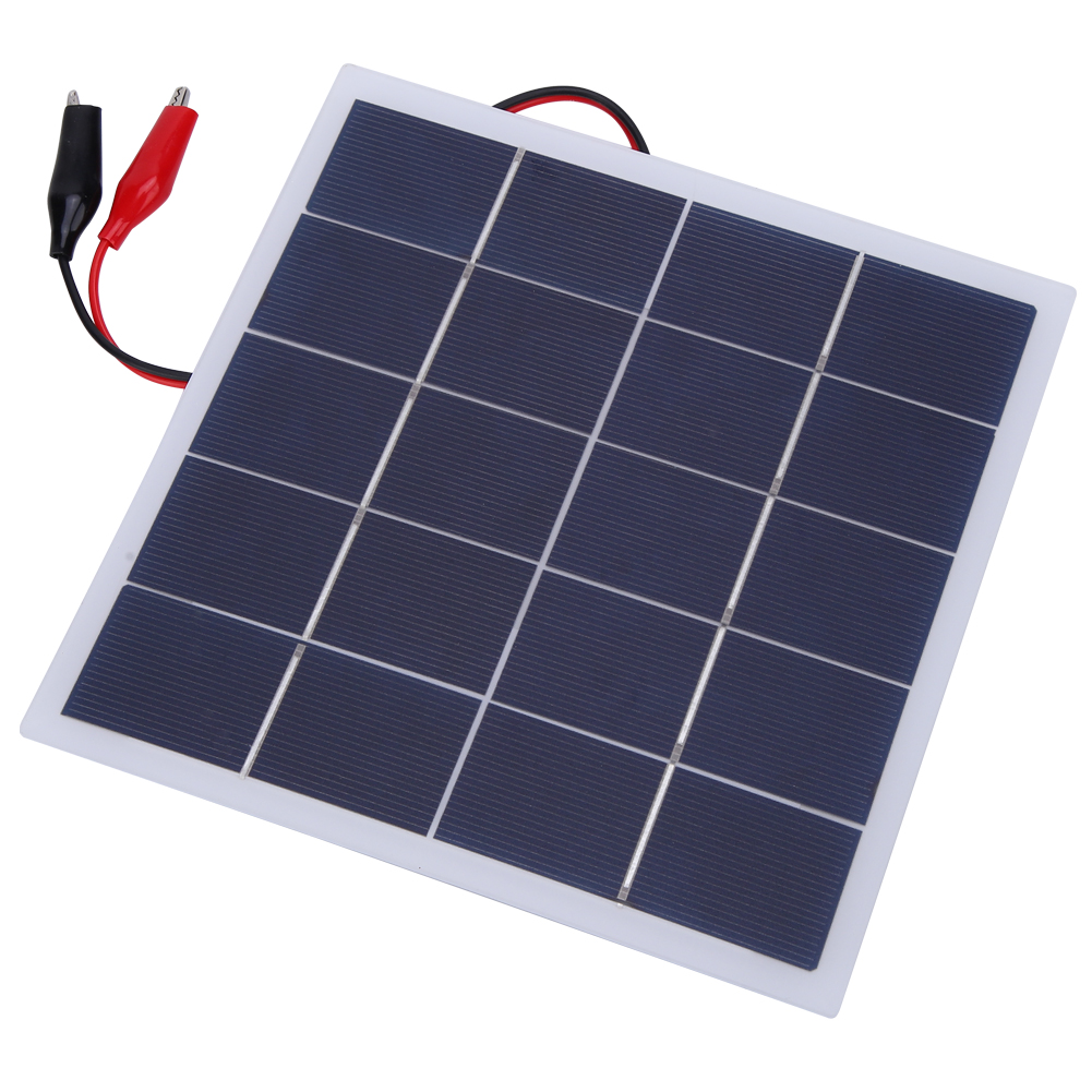 4w 5v Tragbares, Leichtes Polykristallines Solarpanel 172x175x2mm Für Diy-projekte