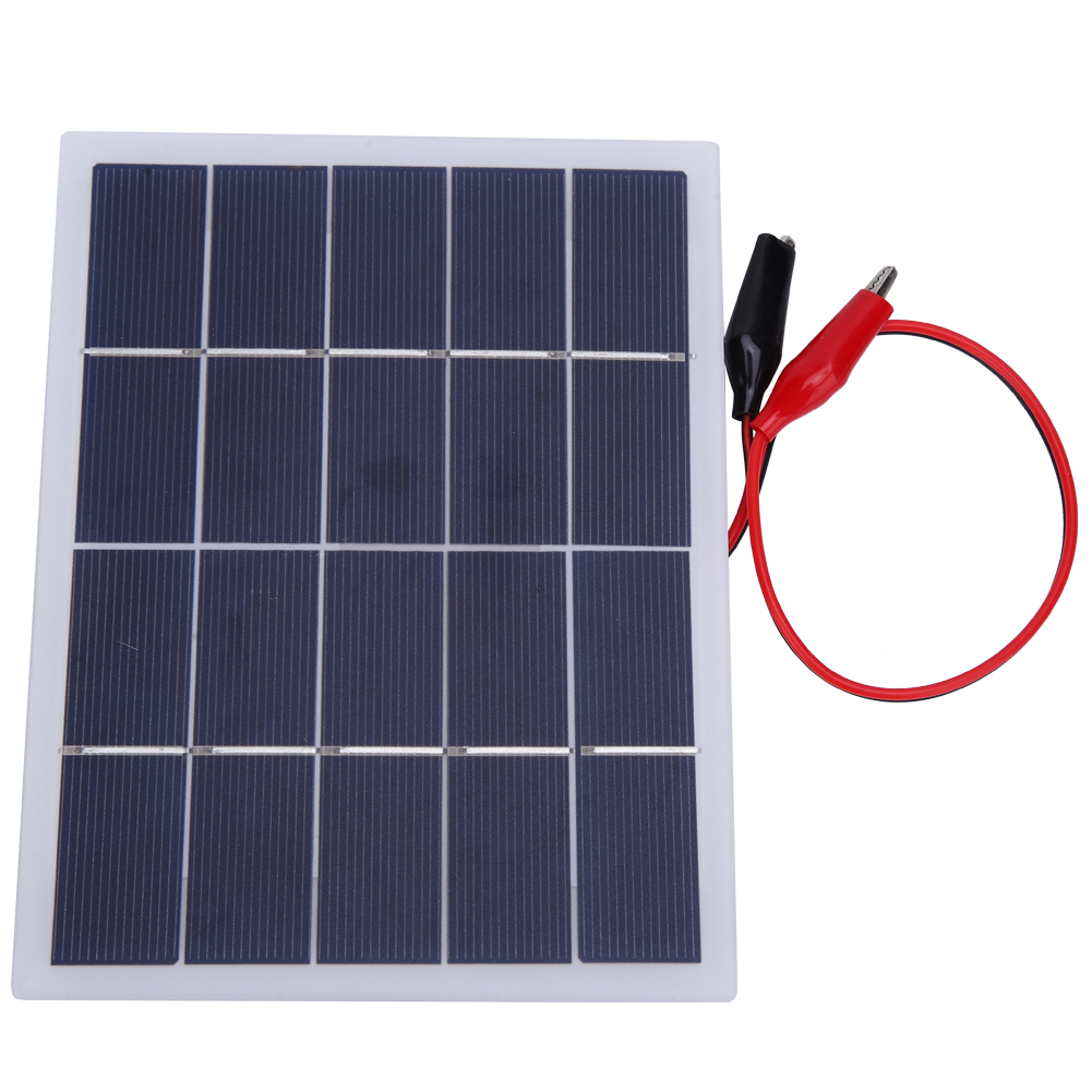 Selbstbau-solarpanel Aus Polykristallinem Silizium (3 W, 5 V), 170 X 130 Mm, Laminierte Batterieplatte, Weiß
