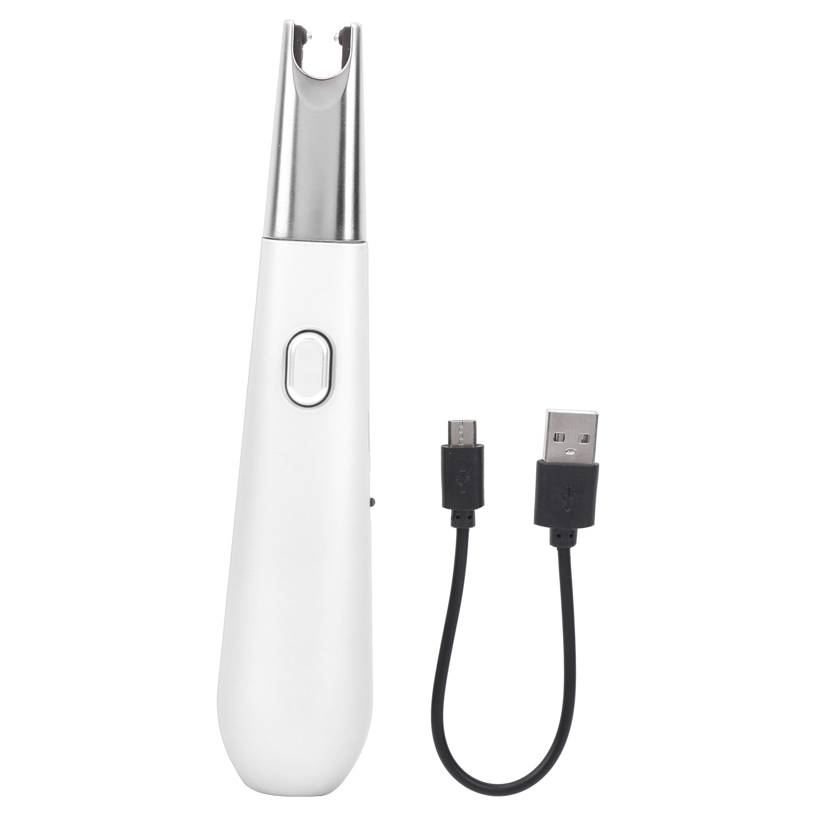 Weißer, Wiederaufladbarer Usb-zigarettenanzünder, Klein Und Tragbar Für Den Innen- Und Außenbereich