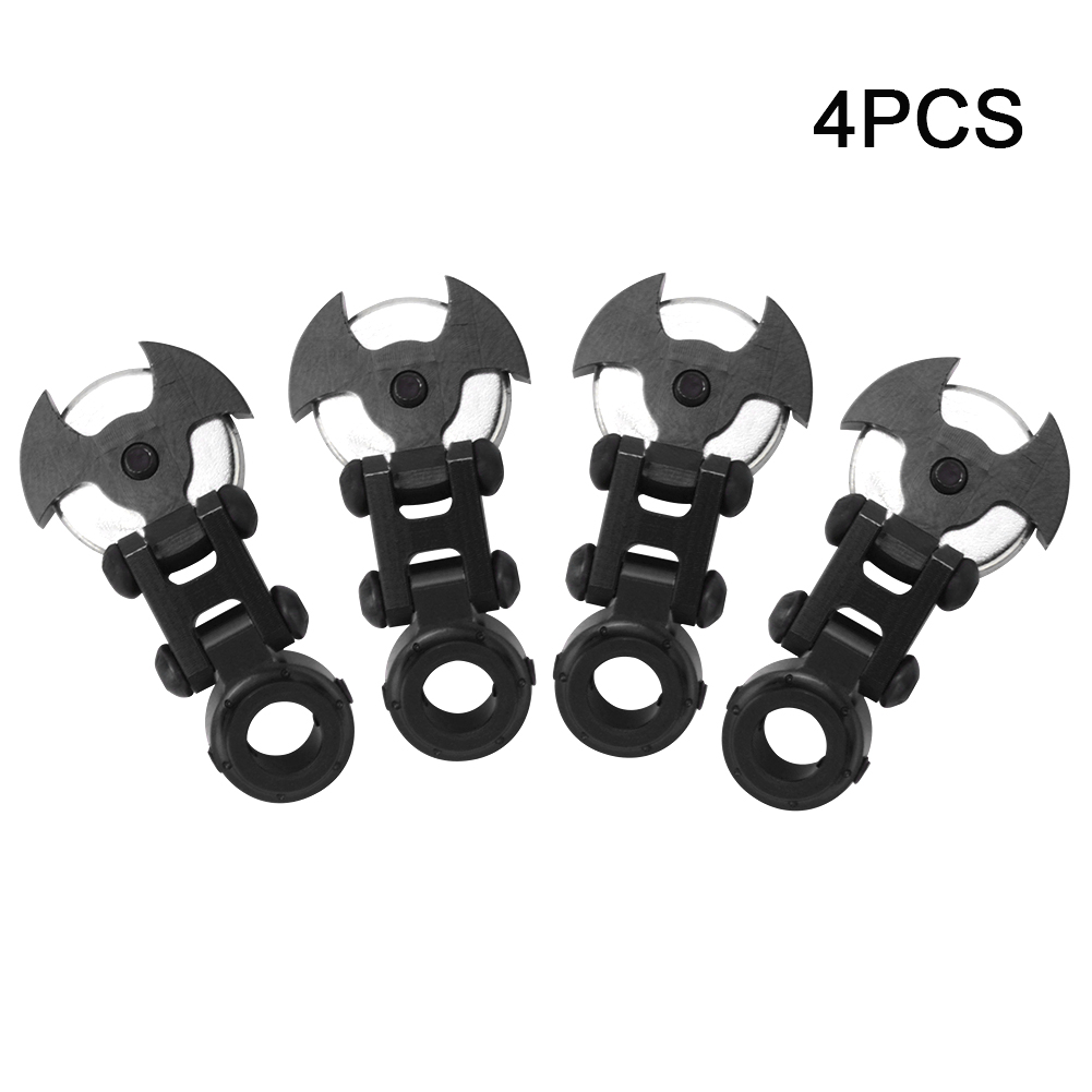 Unsichtbare Magnetische Aluminiumhalterung Für Traxxas 1/10 Rc-karosserie (schwarz)