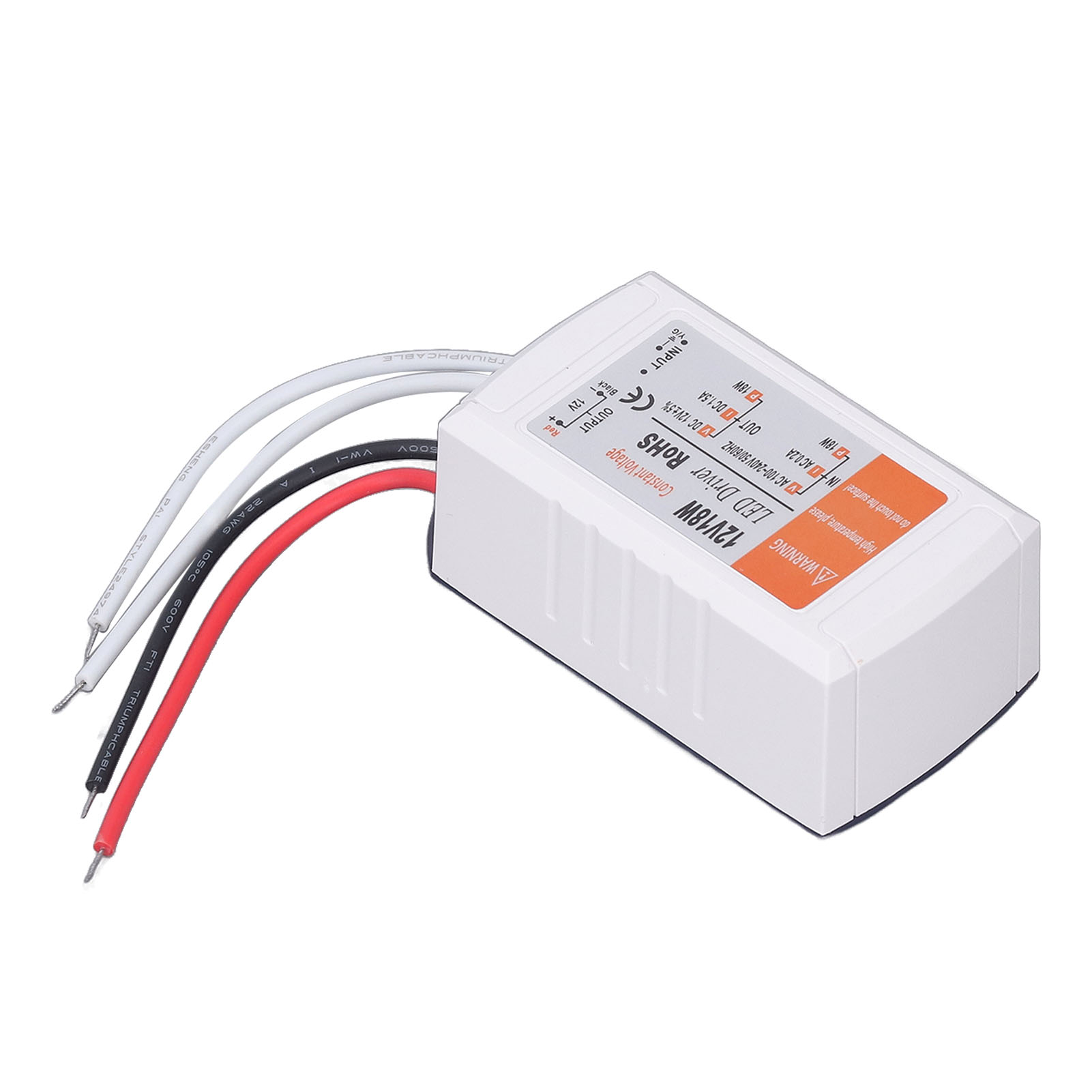 12v 18w 1,5a Led-netzteil Für Led-streifen, -lampen Und -strahler – 100–240v Wechselstrom