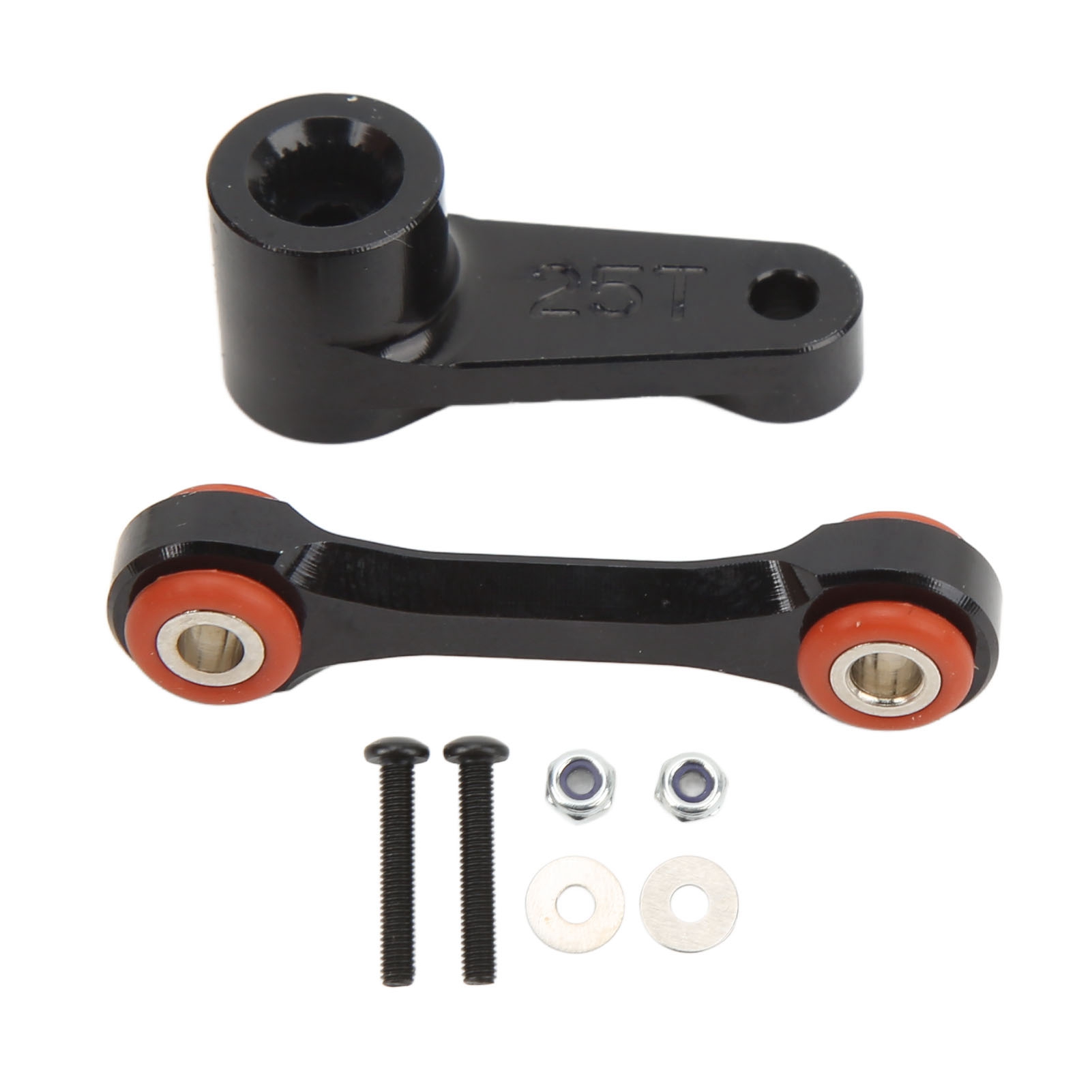 Professioneller Lenkarm Aus Aluminiumlegierung Für 25t Servo, Zugstange Für Arrma 1/7 Und 1/8 Rc-cars, Farbe: Schwarz.